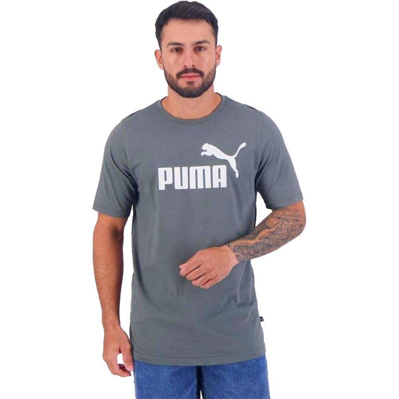 Camiseta Puma Ess Logo - Masculina - Foto 1