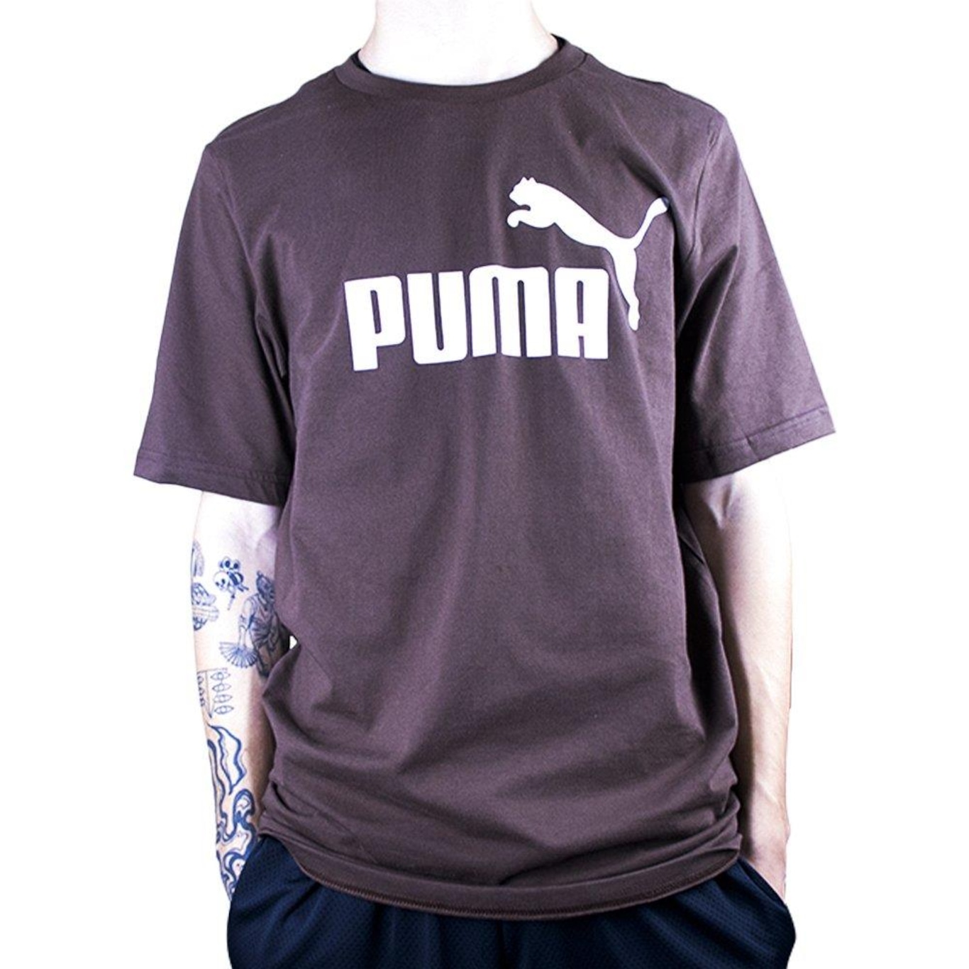 Camiseta Puma Ess Logo - Masculina - Foto 4