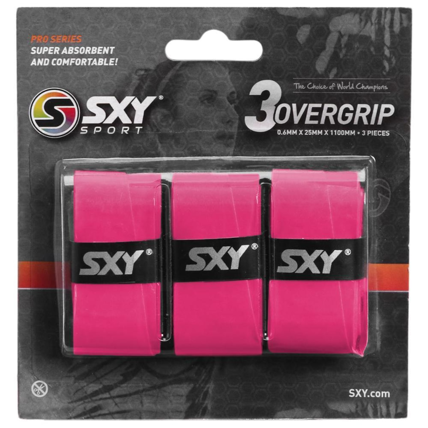 Overgrip Sexy Pro Serie com 3 Unidades - Foto 1