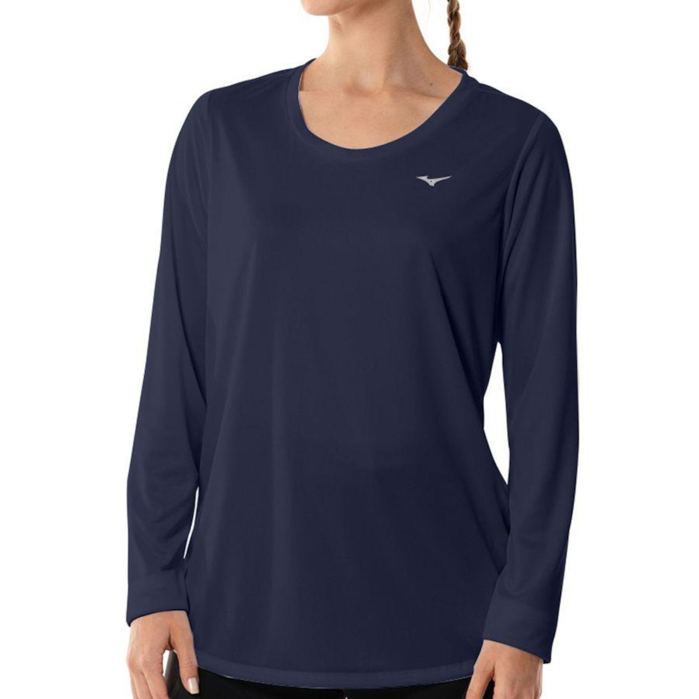 Camiseta Mizuno Pro Uv + Camiseta Manga Longa Mizuno Energy - Feminina - Foto 3