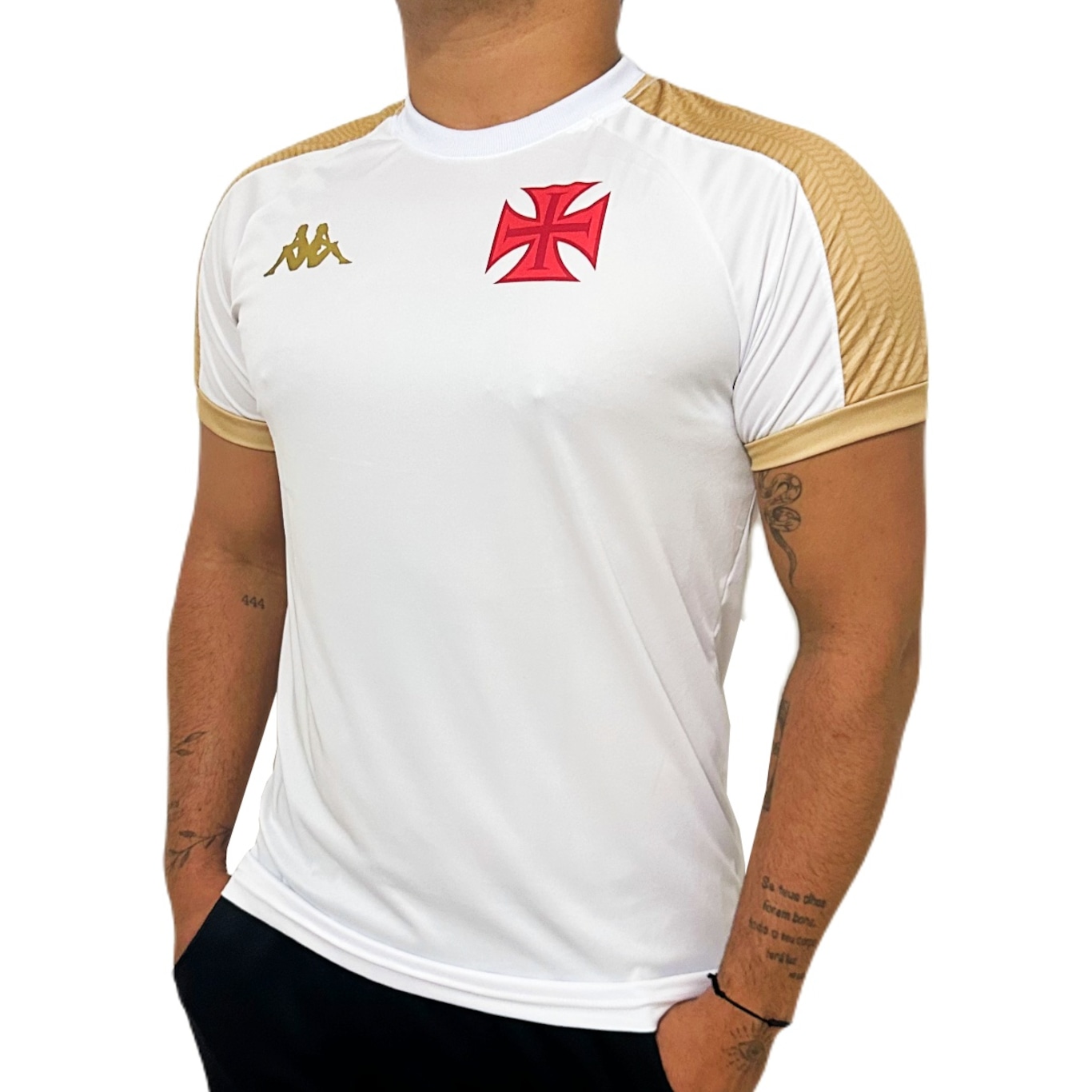 Camisa Do Vasco Da Gama Kappa Supporter Gold Masculina Centauro