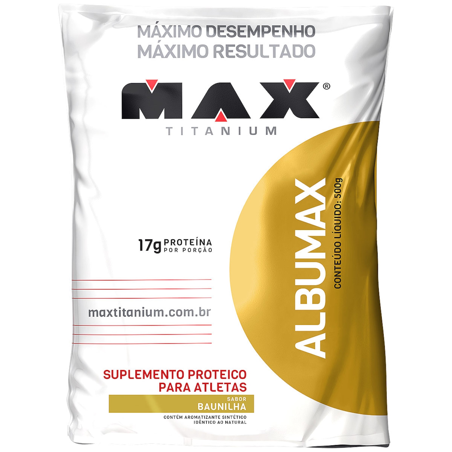 Albumax 500G - Baunilha - Max Titanium - Foto 1