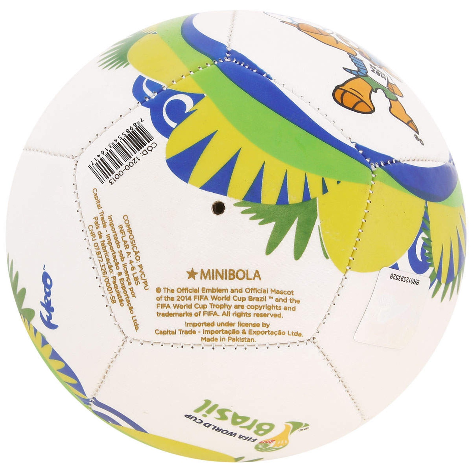 Minibola de Futebol de Campo Copa Fifa Fuleco L11 - Infantil - Foto 4