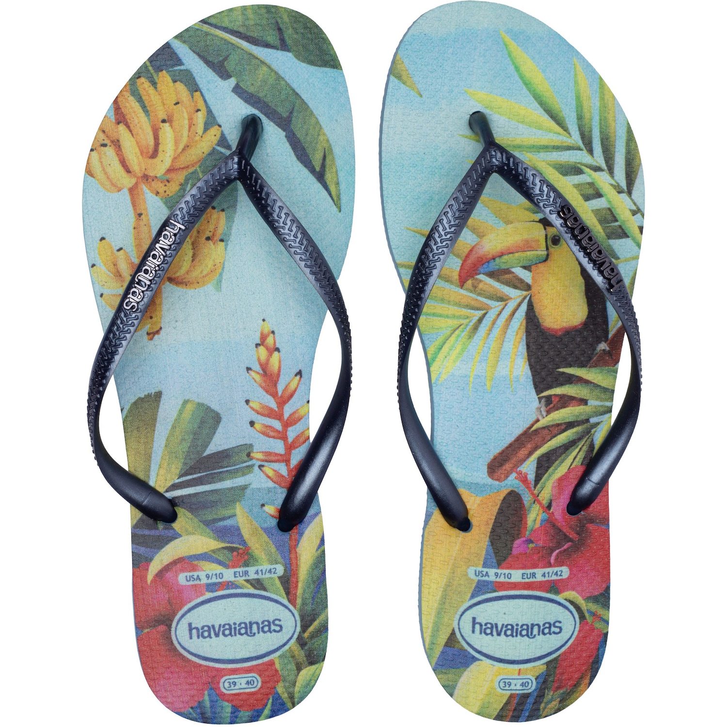 Chinelo Havaianas Slim Tropical Feminino - Foto 1