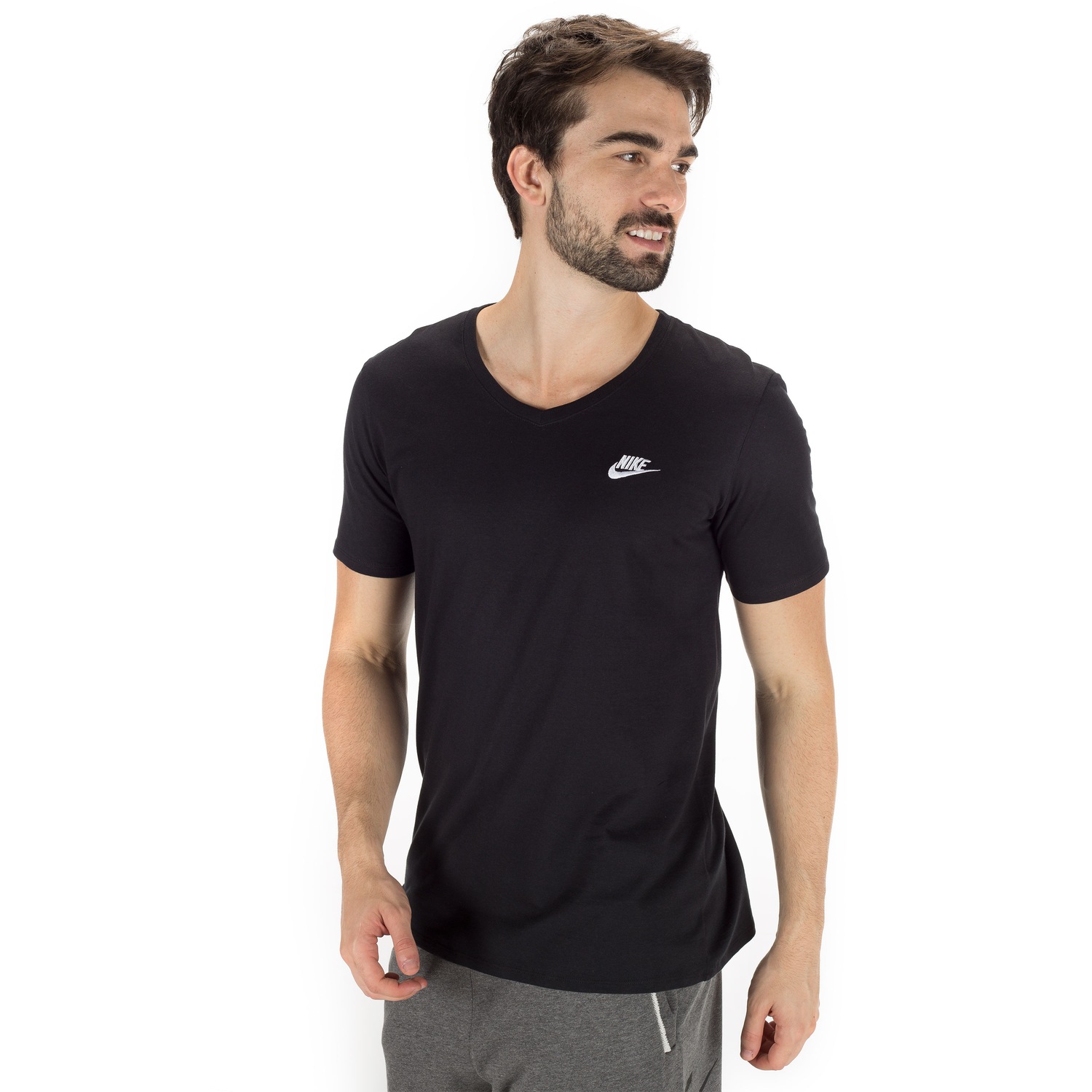 Camiseta Nike VNK Club Embrd Ftra - Masculina - Foto 2