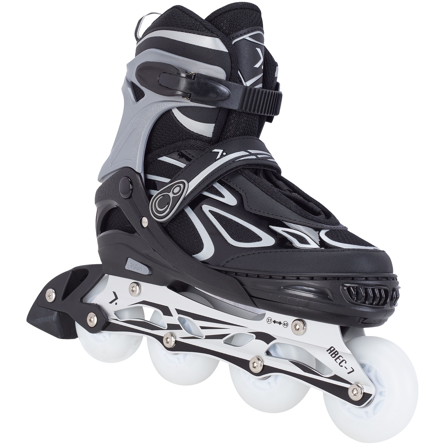 Patins Oxer Light - In Line - Fitness - ABEC 7 - Ajustável - Foto 2