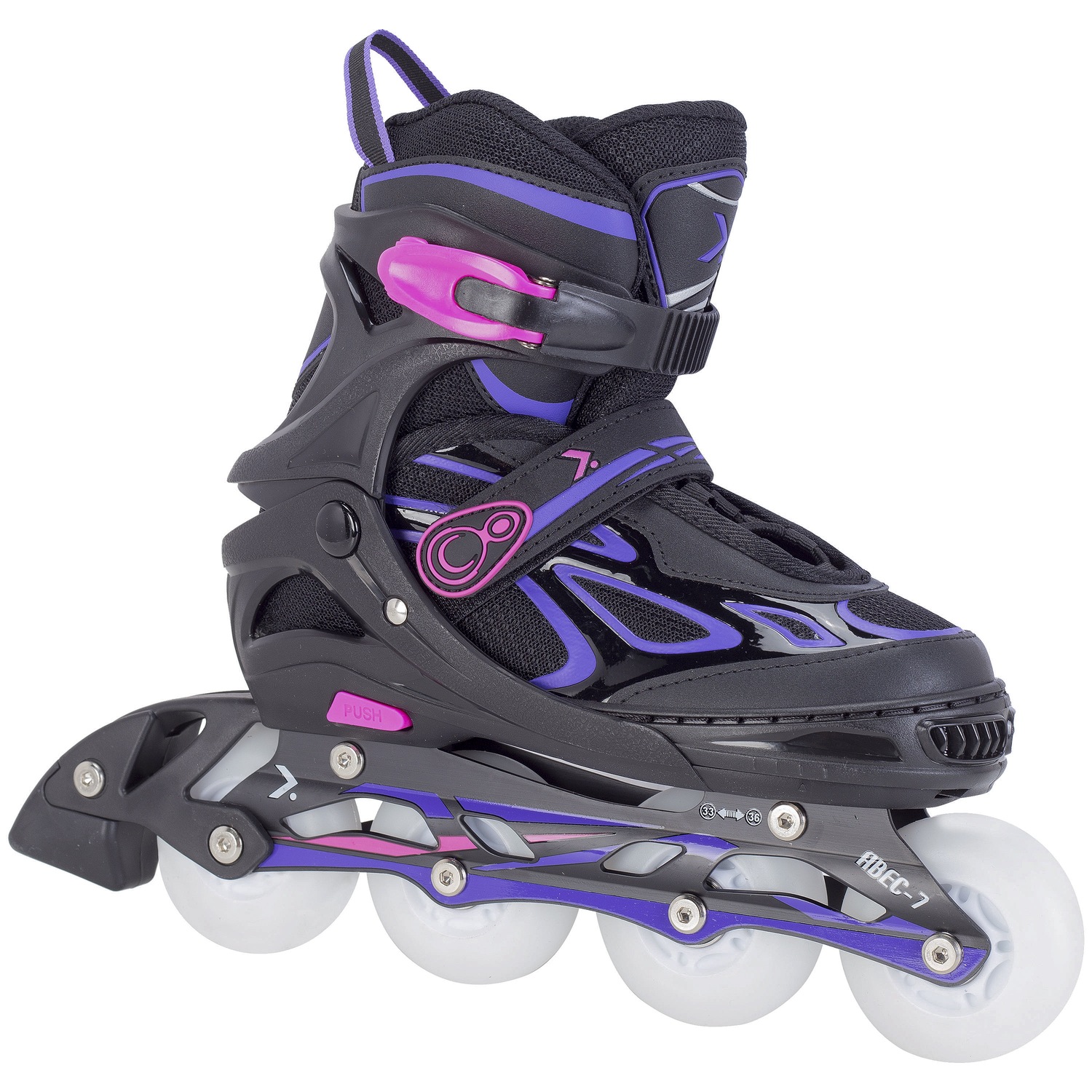 Patins Oxer Light - In Line - Fitness - ABEC 7 - Ajustável - Foto 2