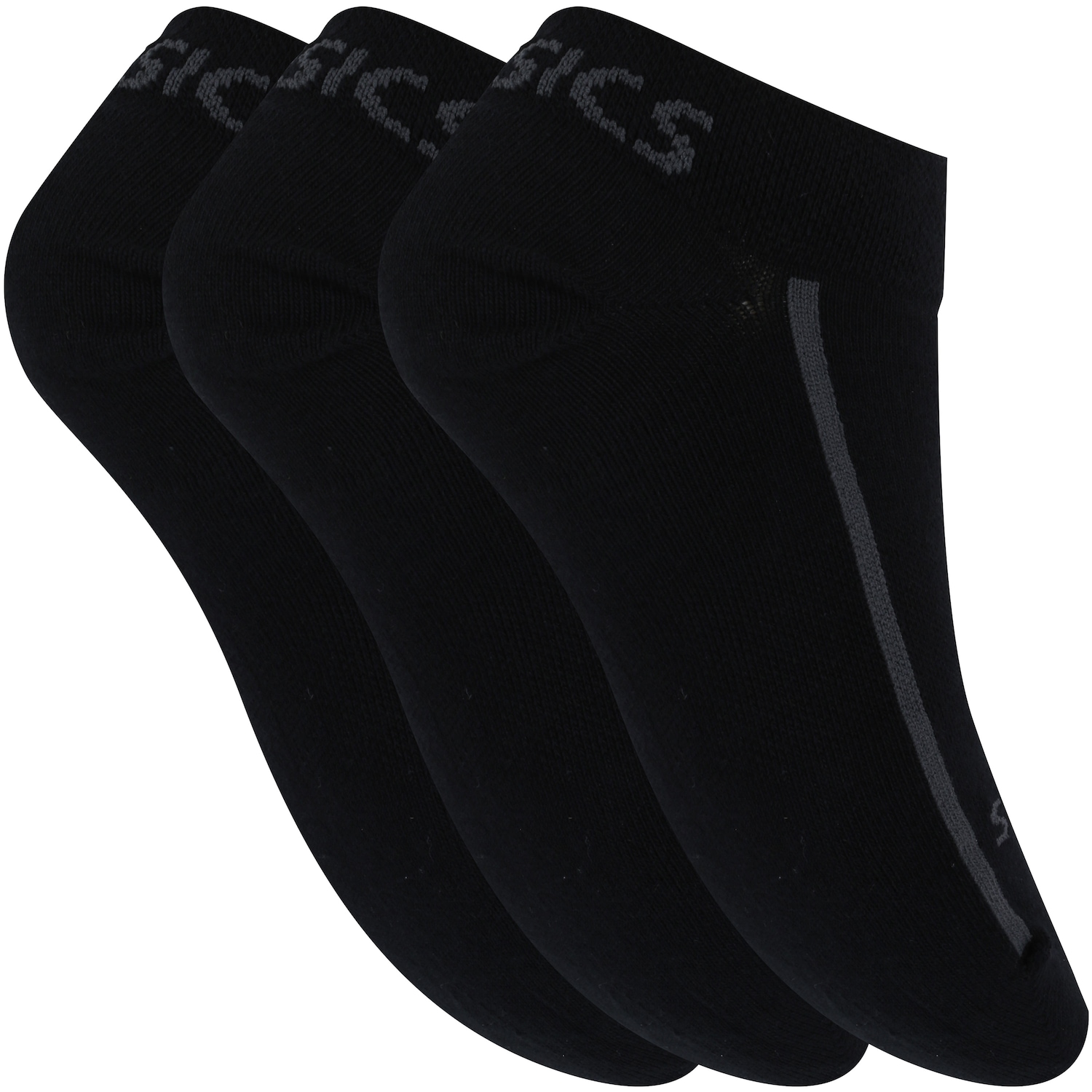 Kit de Meias Asics Soft Cotton com 3 Pares - Adulto - Foto 2
