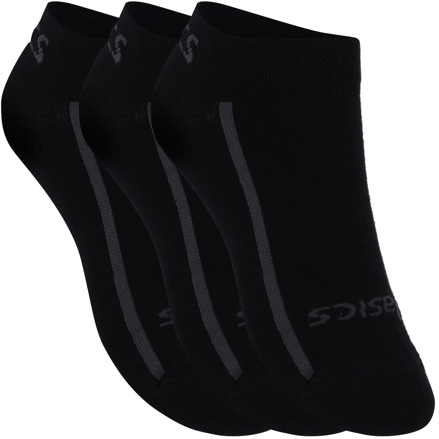 Kit de Meias Asics Soft Cotton com 3 Pares - Adulto - Foto 3