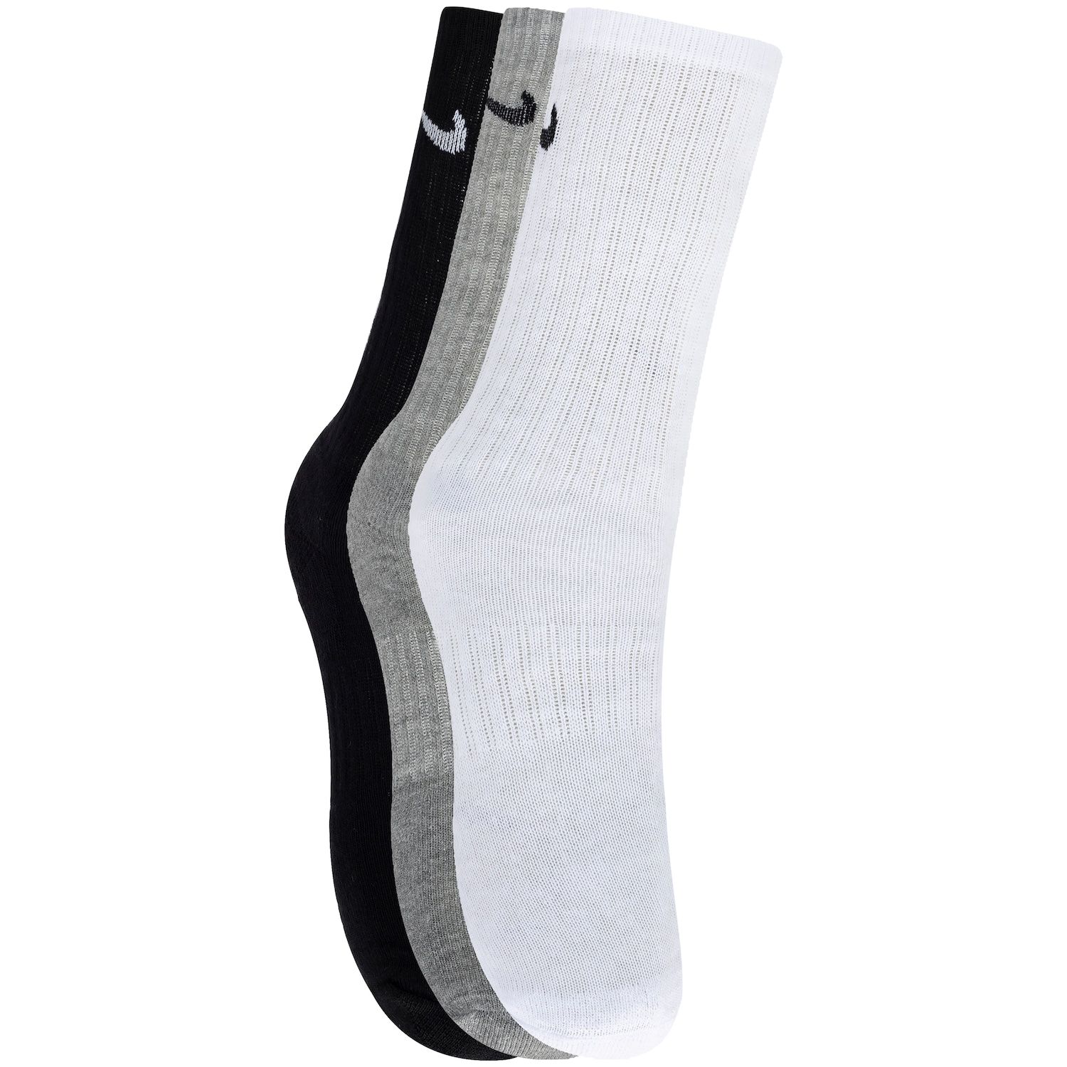 Kit de Meias Nike Everyday Cushioned Crew Cano Alto Unissex - Foto 3