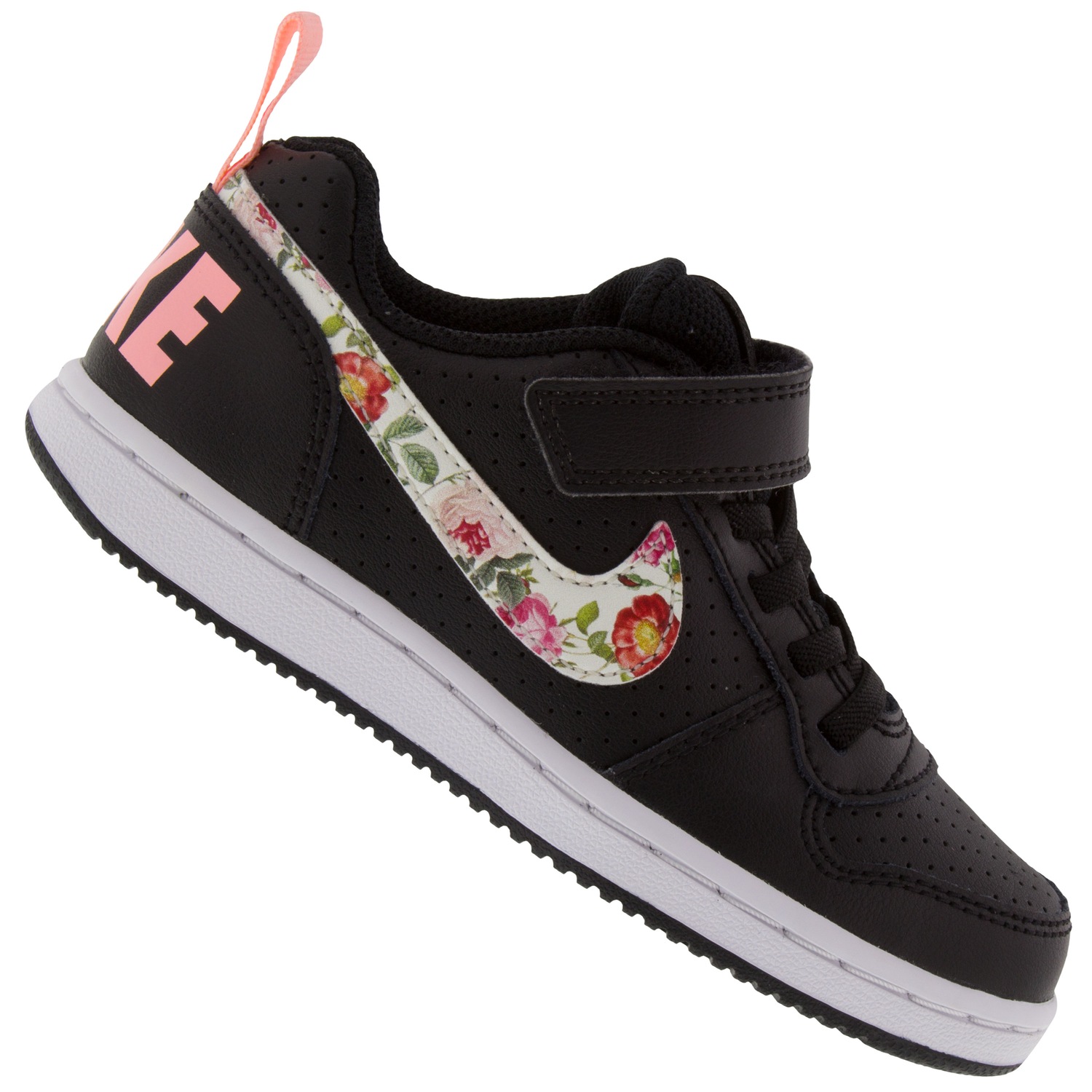 Tênis Nike Court Borough Low VF PS Feminino - Infantil - Foto 1