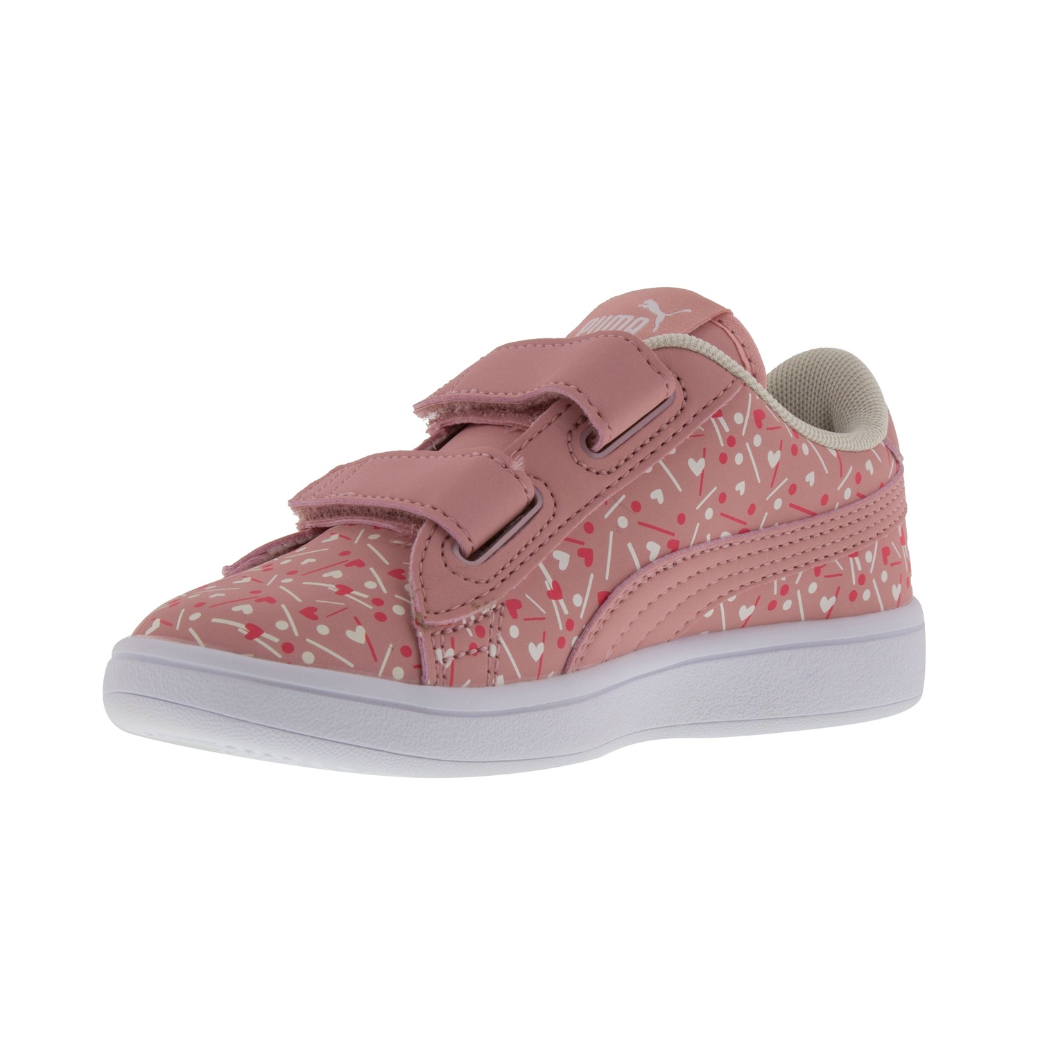 Tênis Puma Smash V2 Confetti V PS Feminino - Infantil - Foto 4