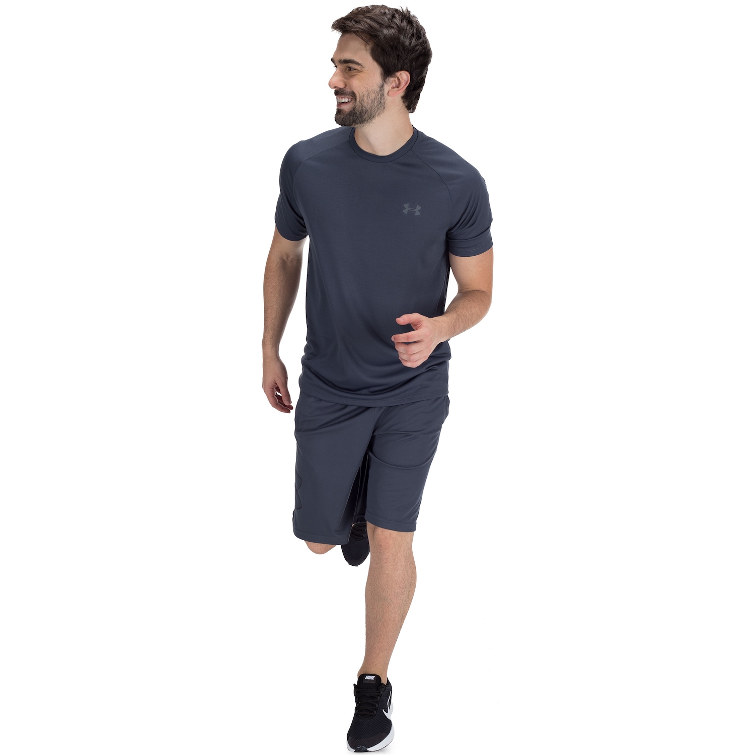 Camiseta Under Armour Tech SS Tee - Masculina - Foto 4