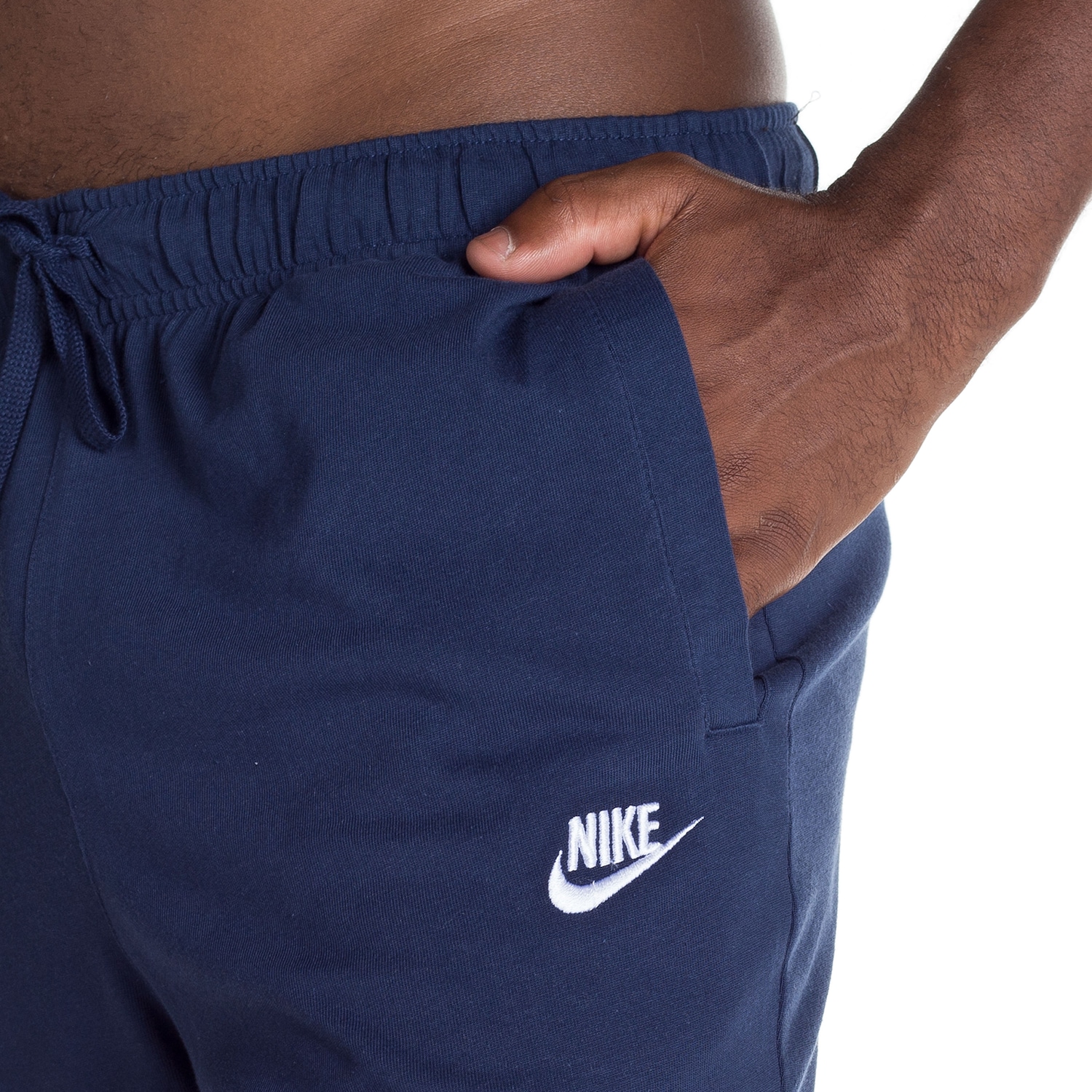 Bermuda Masculina Nike Club Jersey Moletom Leve - Foto 4