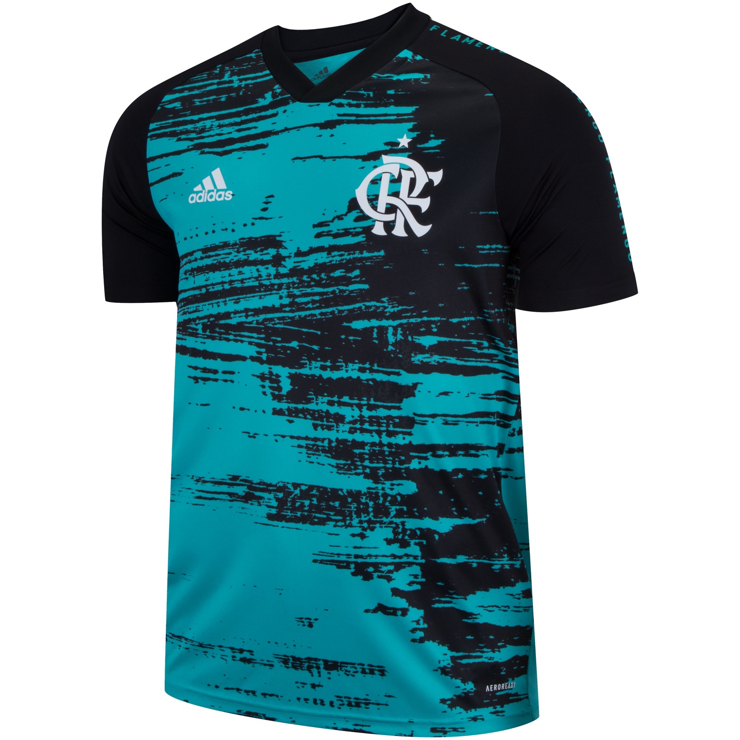 Camisa Pré-Jogo do Flamengo 2020 adidas - Masculina - Foto 3