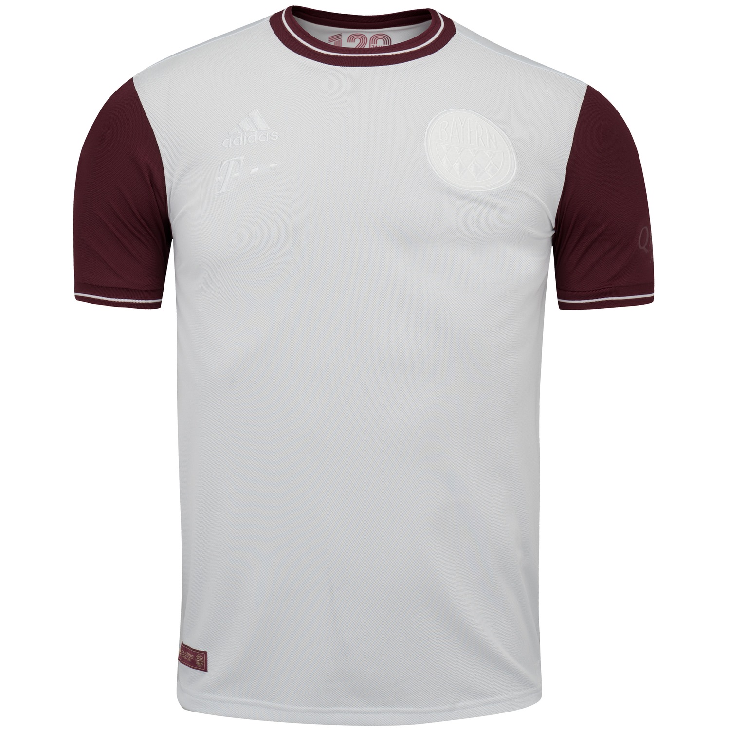 Camisa Bayern de Munique 120 Anos adidas - Masculina - Foto 1