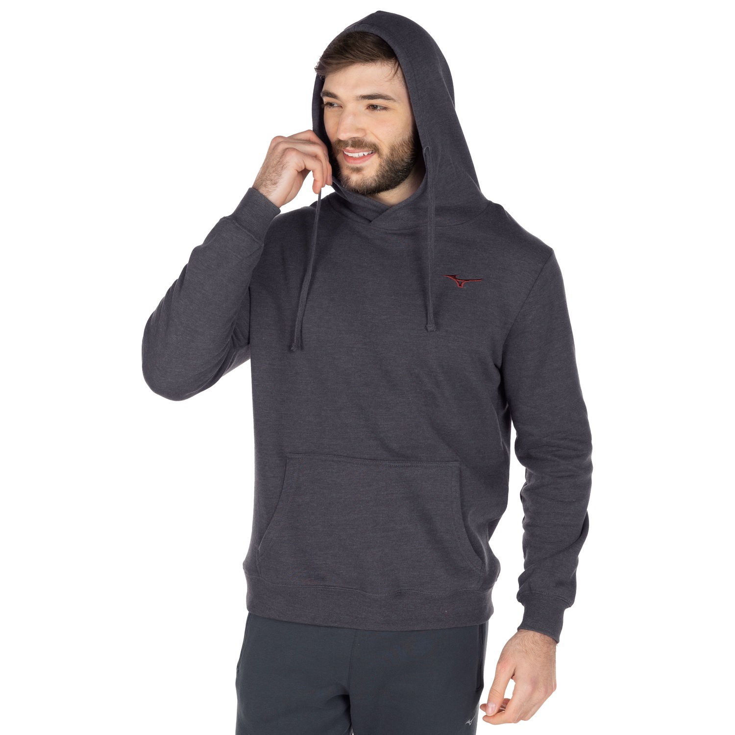Blusão com Capuz Mizuno Soft II - Masculino - Foto 4