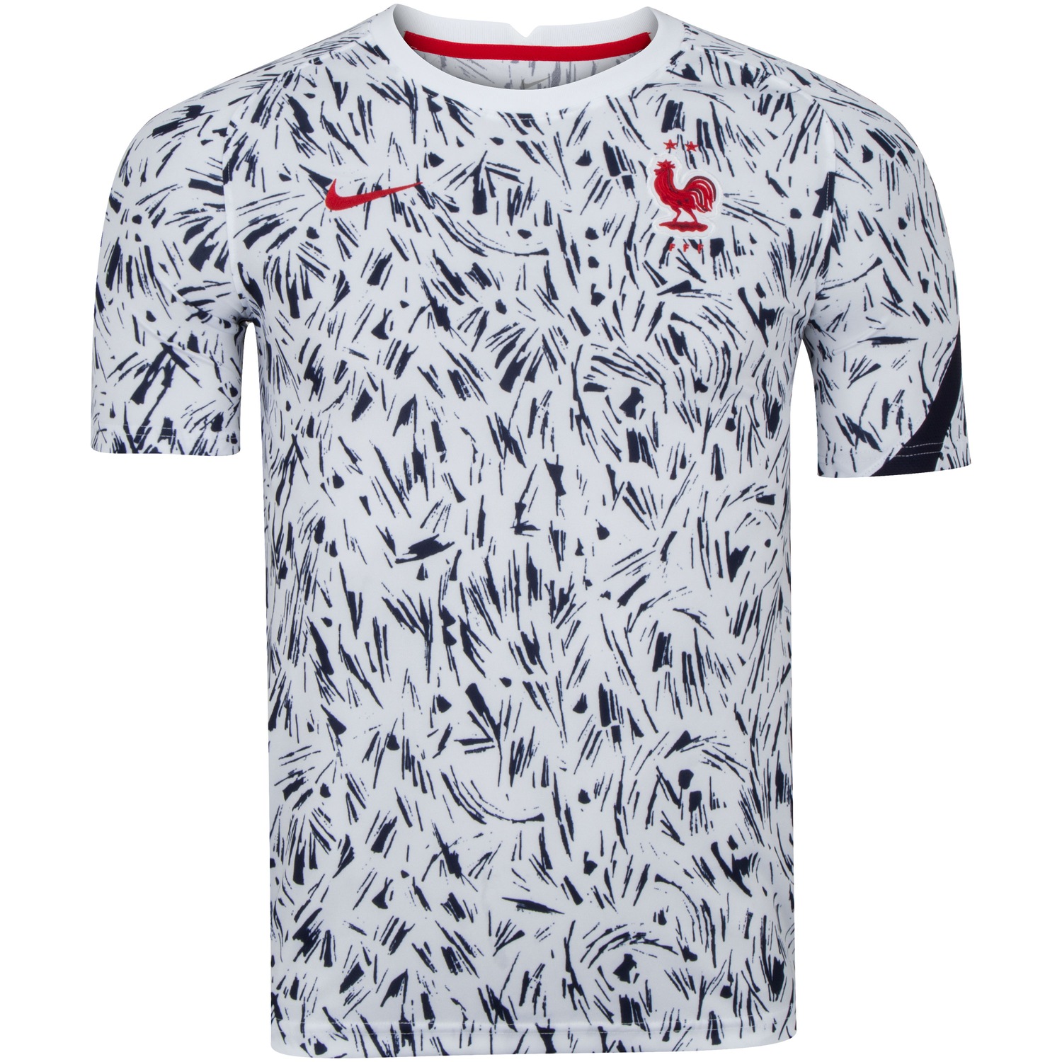 Camisa Pré- Jogo Seleção da França 20/21 Nike - Masculina - Foto 1