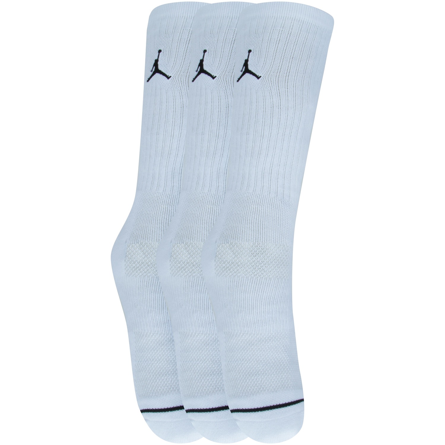Kit de Meias Cano Alto Nike Everyday Crew com 3 Pares - 39 - 43 - Adulto - Foto 3