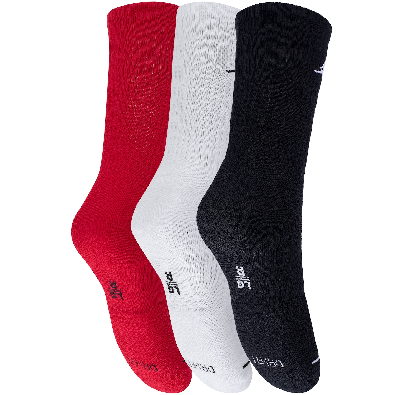 Kit de Meias Cano Alto Nike Everyday Crew com 3 Pares - 39 - 43 - Adulto - Foto 4