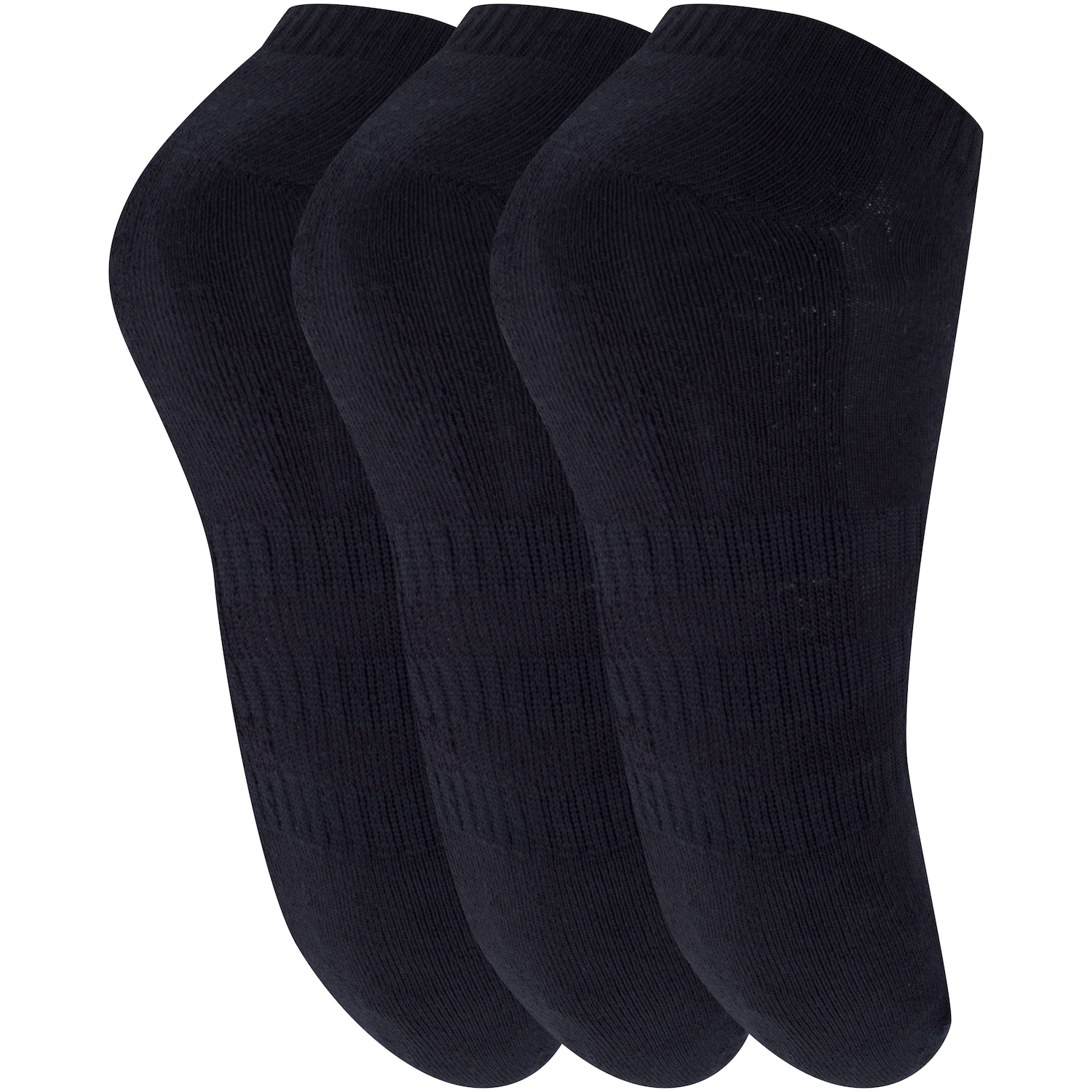 Kit de Meias Sapatilha adidas Cush Low com 3 Pares - 38 a 40 - Feminino - Foto 2