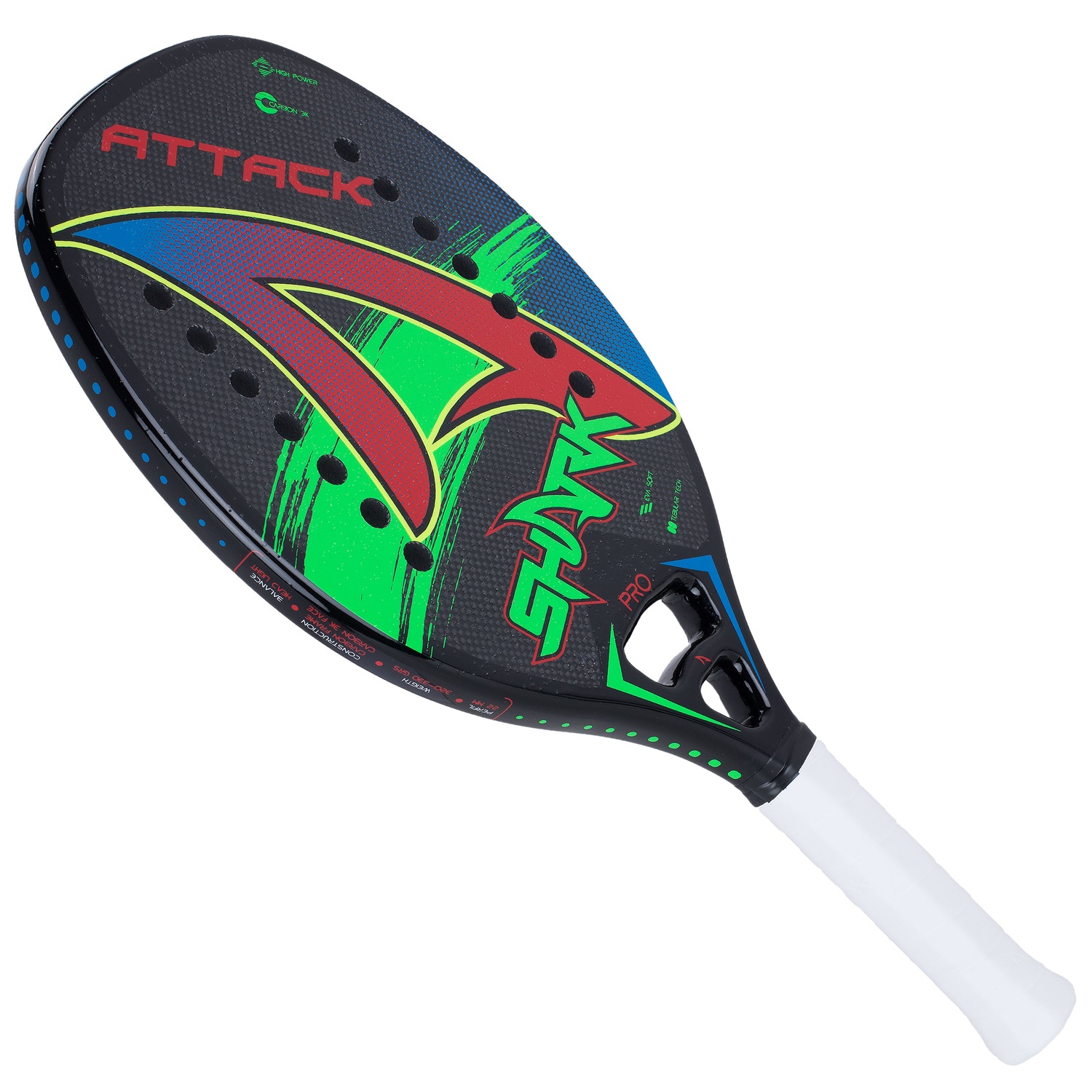 Raquete Beach Tennis Shark Attack - Foto 3