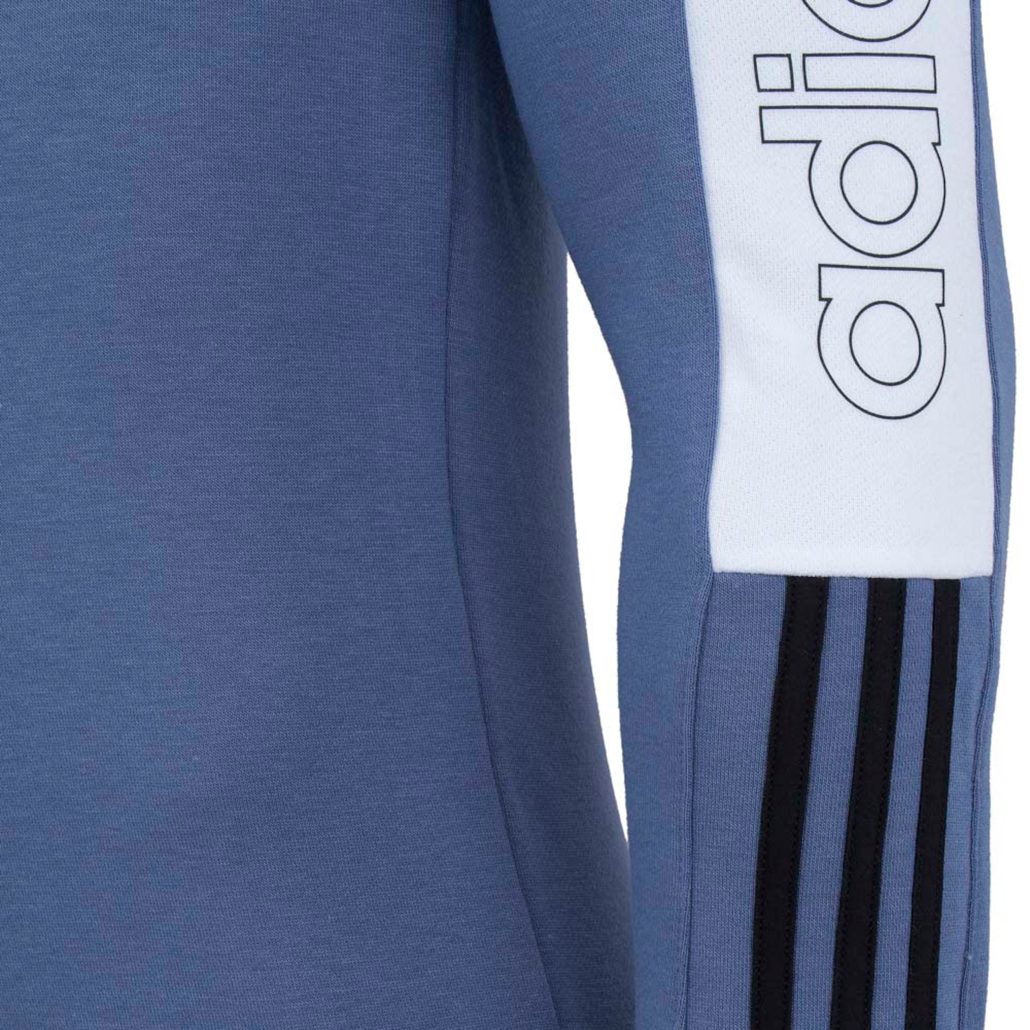 Blusa de Moletom adidas Masculina Color Block Linear - Foto 5