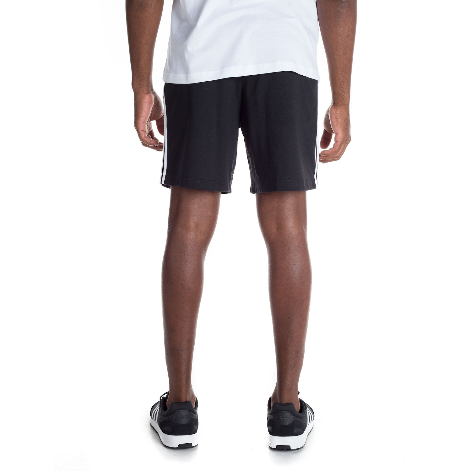Bermuda adidas 3 Listras Chelsea - Masculina - Foto 3