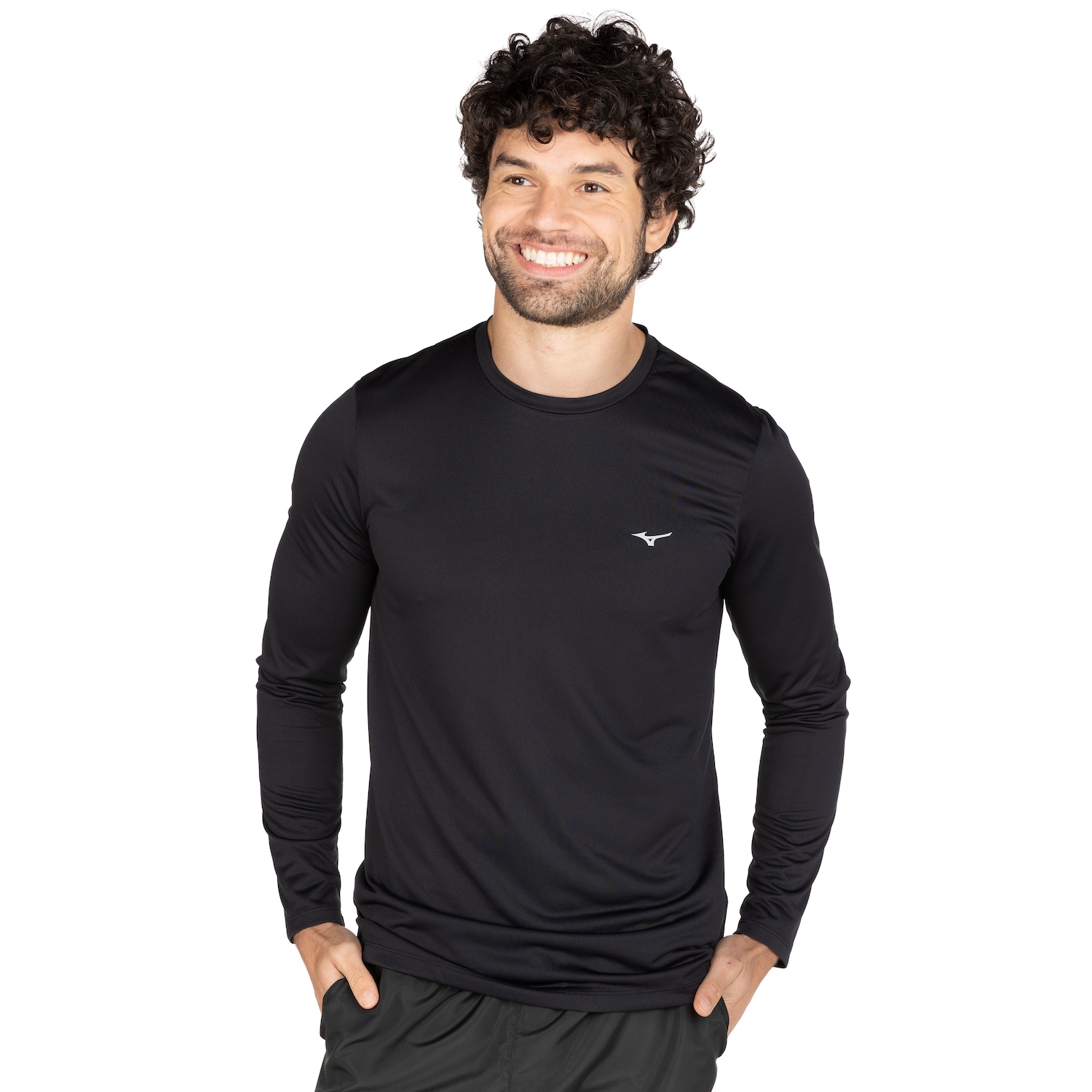 Camiseta Manga Longa Mizuno Nirvana New - Masculina - Foto 2