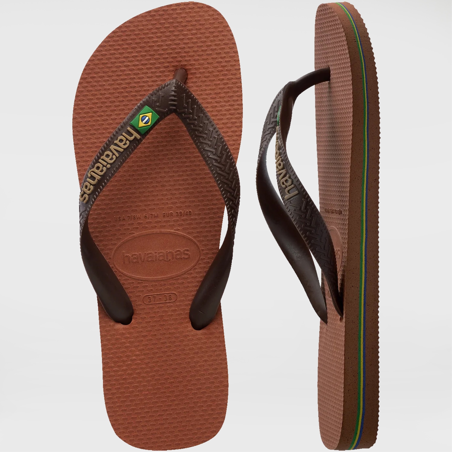 Chinelo Havaianas Brasil Logo - Masculino - Foto 3