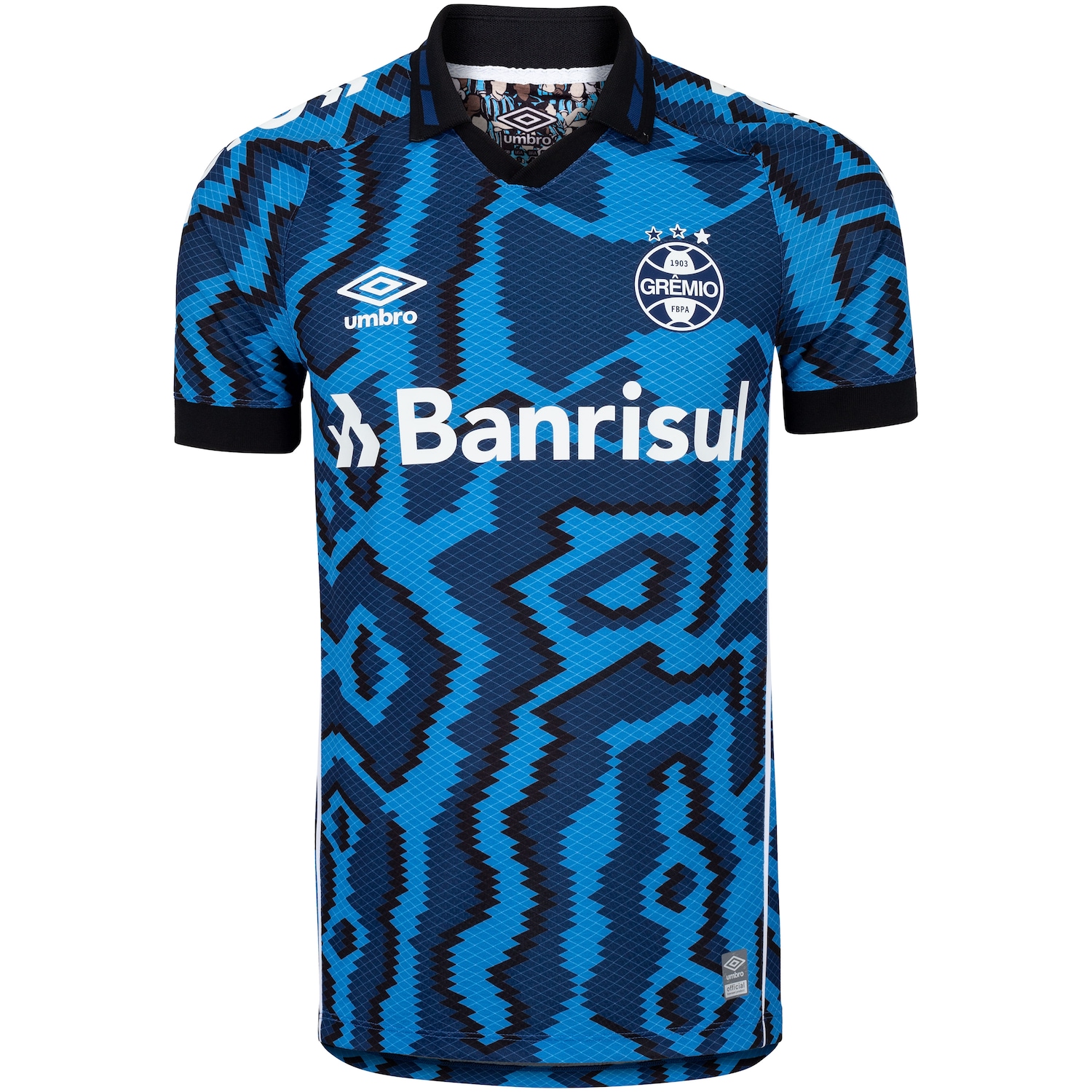 Camisa Polo do Grêmio Masculina Umbro III 21 Jogador S/N - Foto 1