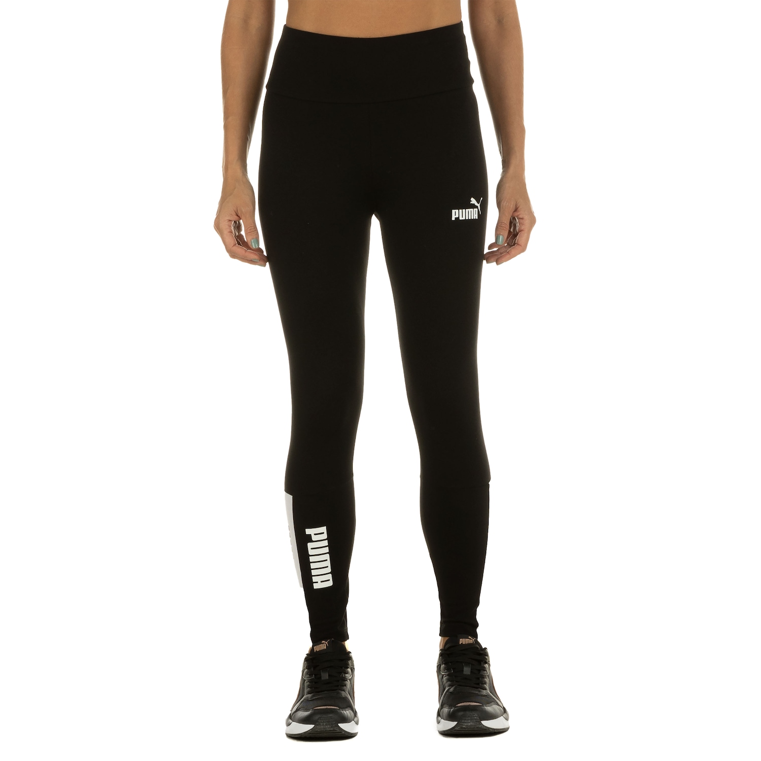 Calça Legging Feminina Puma Power Colorblock High Waist 7 - Foto 2