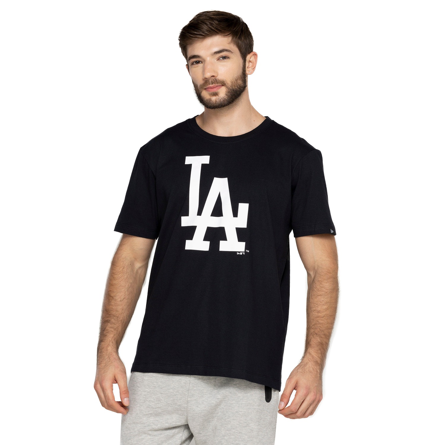 Camiseta Los Angeles Dodgers MLB Manga Curta Masculina Essentials - Foto 2