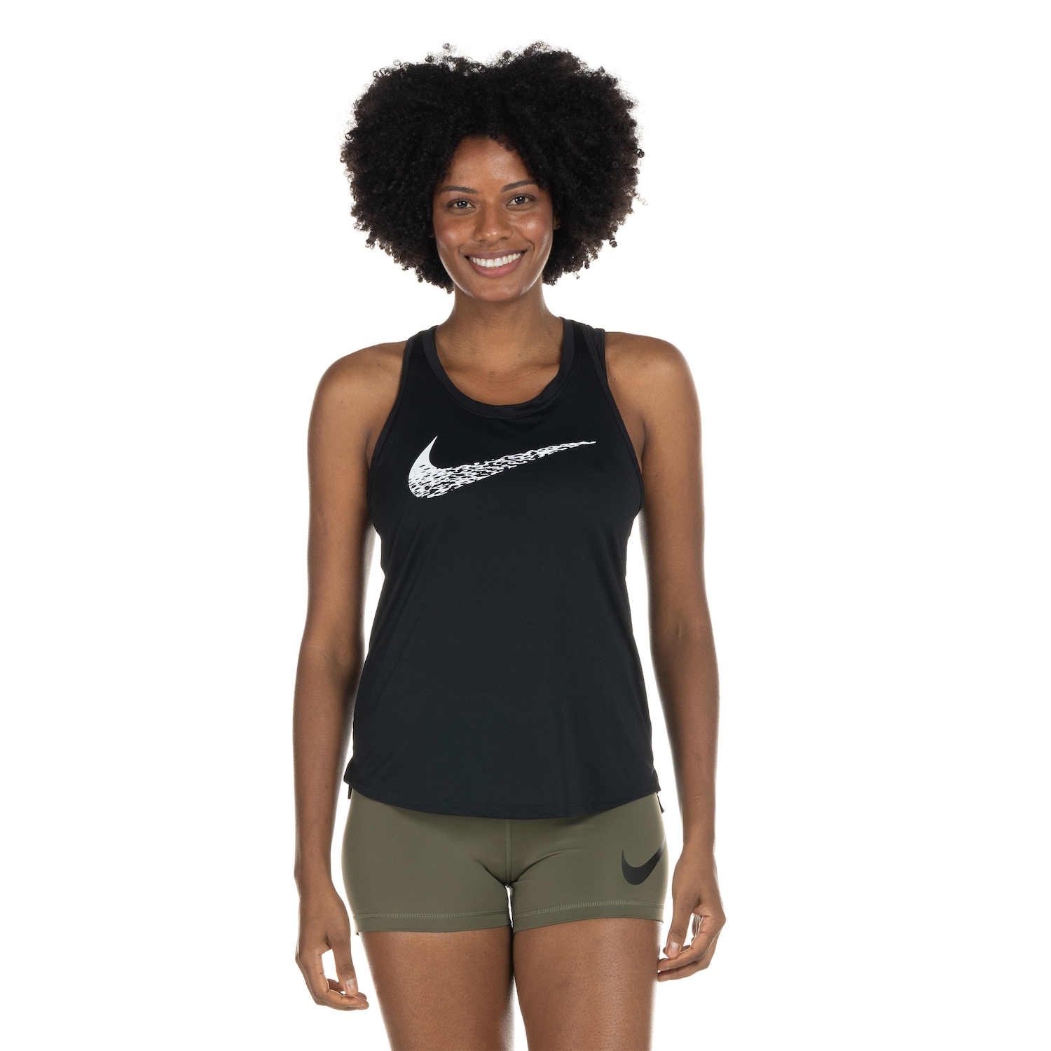 Camiseta Sem Manga  Swoosh Run Tank Fem - Foto 2