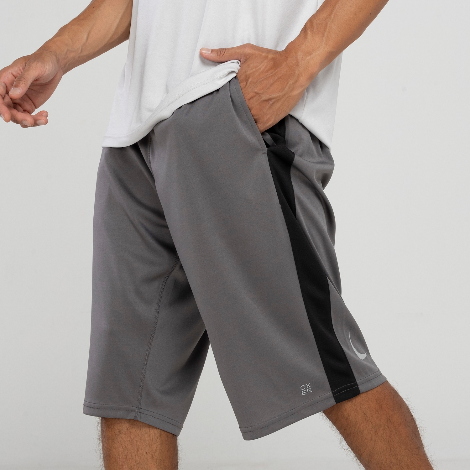 Bermuda Malha Masculina Oxer London Evolution - Foto 3