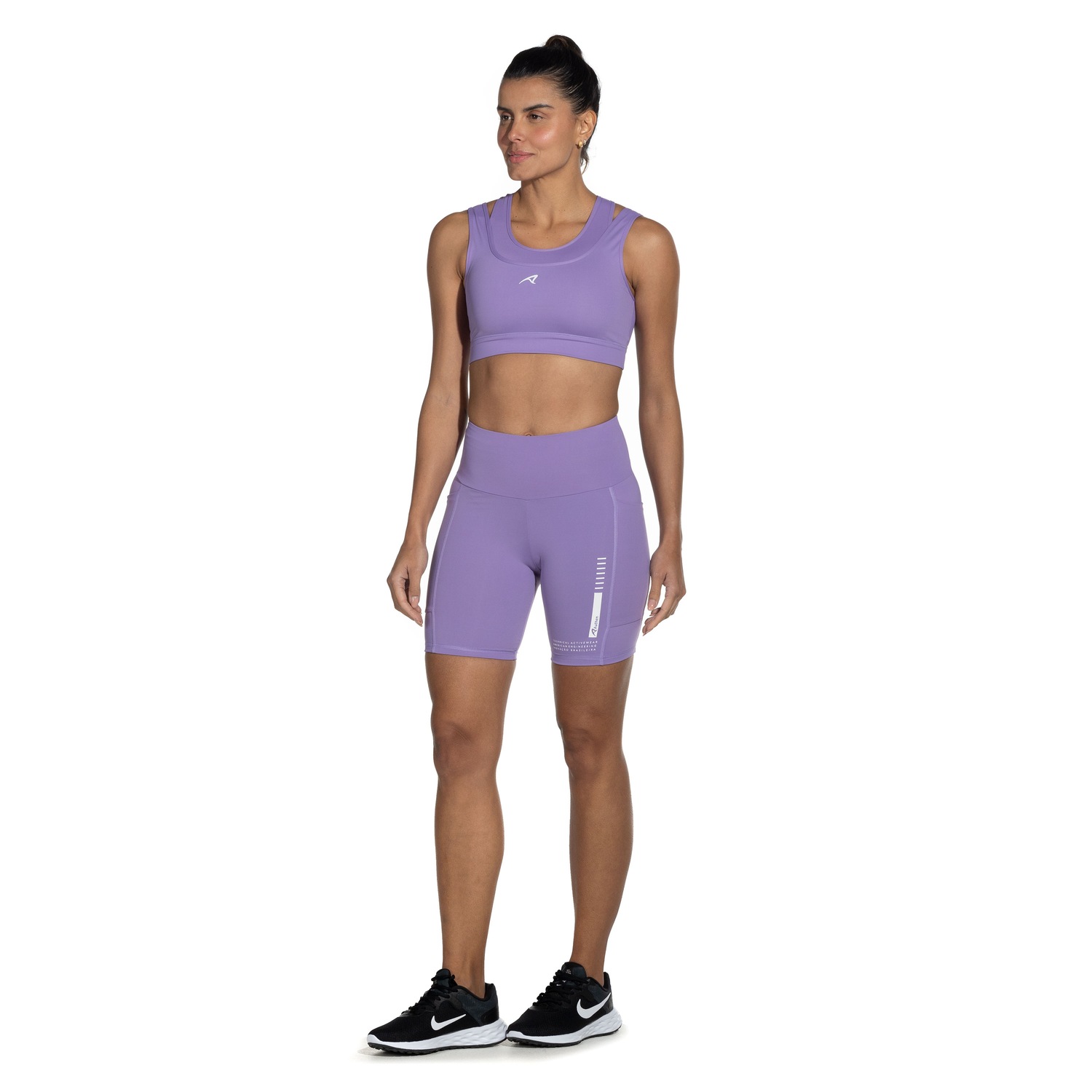 Top Fitness sem Bojo Authen Alta Sustentação Signature 2 Em 1 Power - Adulto - Foto 5