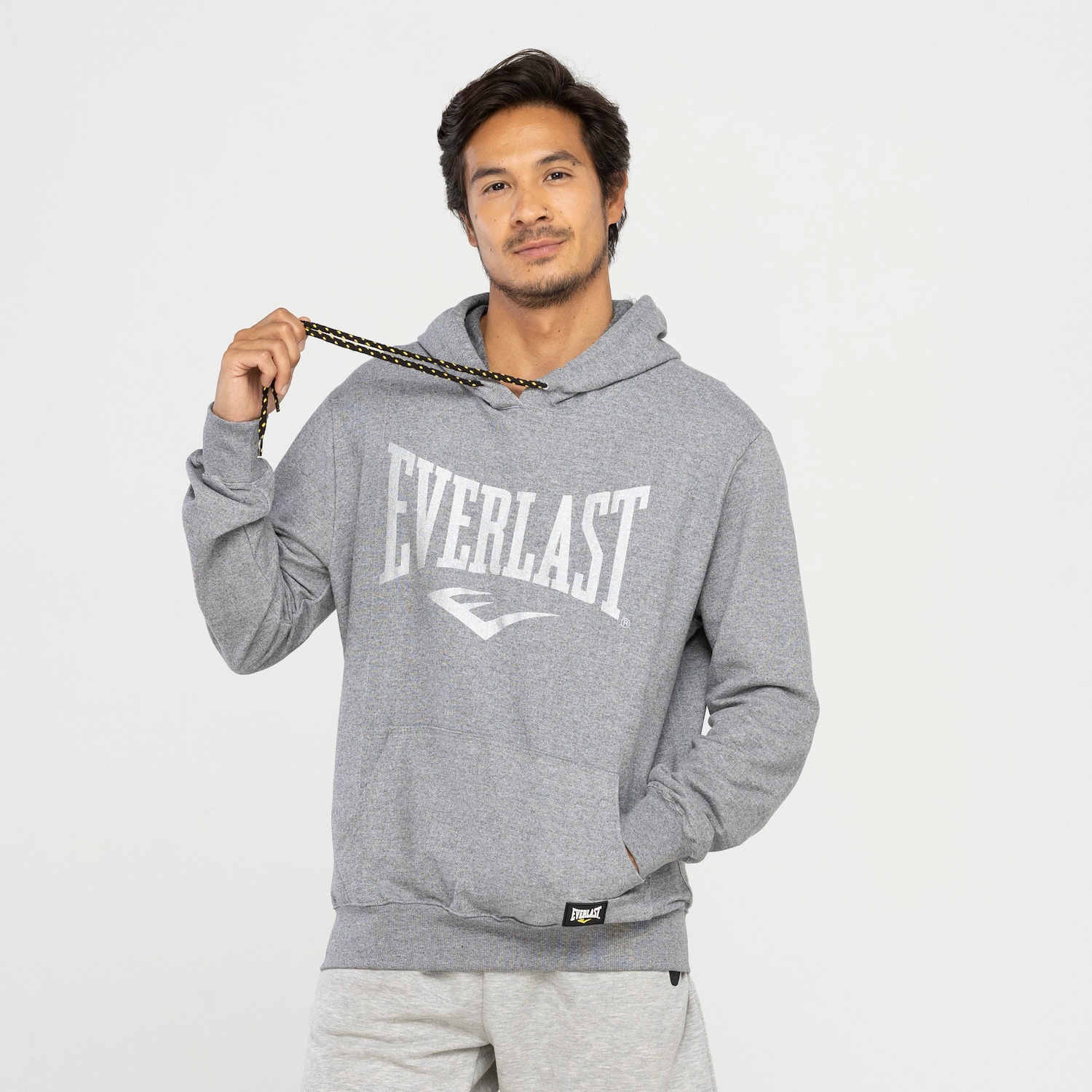 Blusa de Moletom Everlast Masculina com Capuz Canguru - Foto 4
