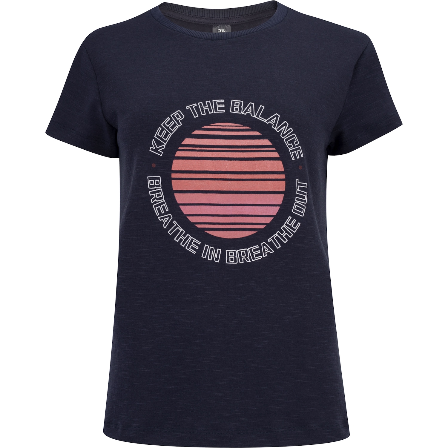 Camiseta Cava Tradicional Oxer Manga Curta Flame Estampada - Feminina - Foto 1