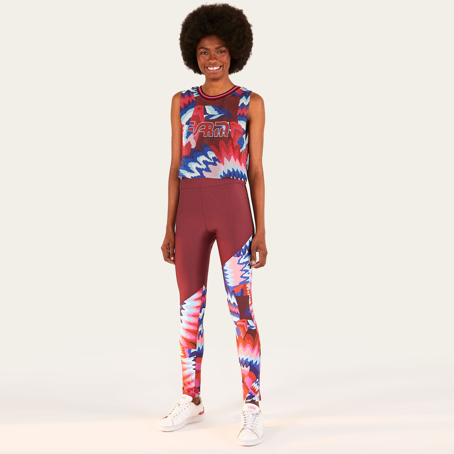 Calça Legging Feminina Farm Chevron Tucanos - Foto 3