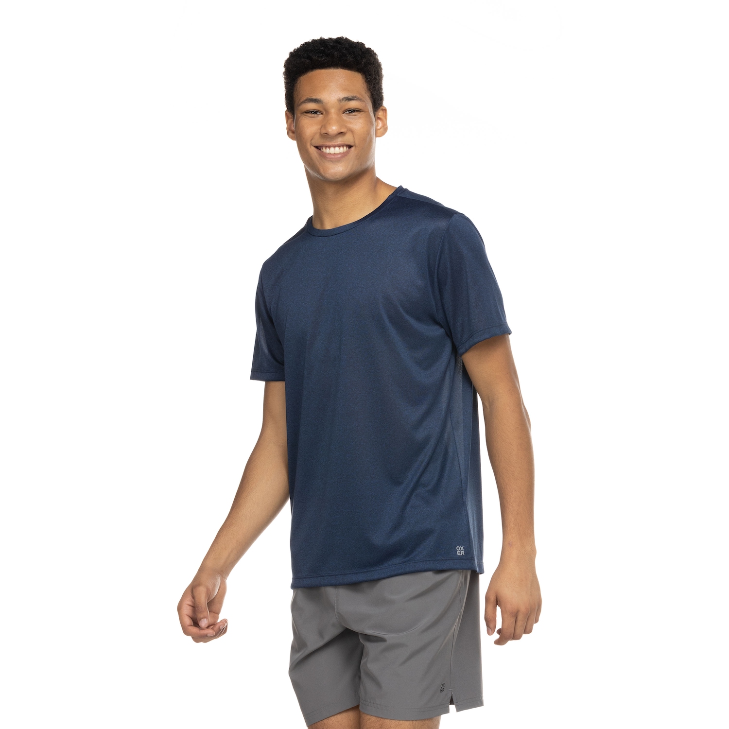 Camiseta Cava Tradicional Oxer Manga Curta Basic Mescla - Masculina - Foto 2