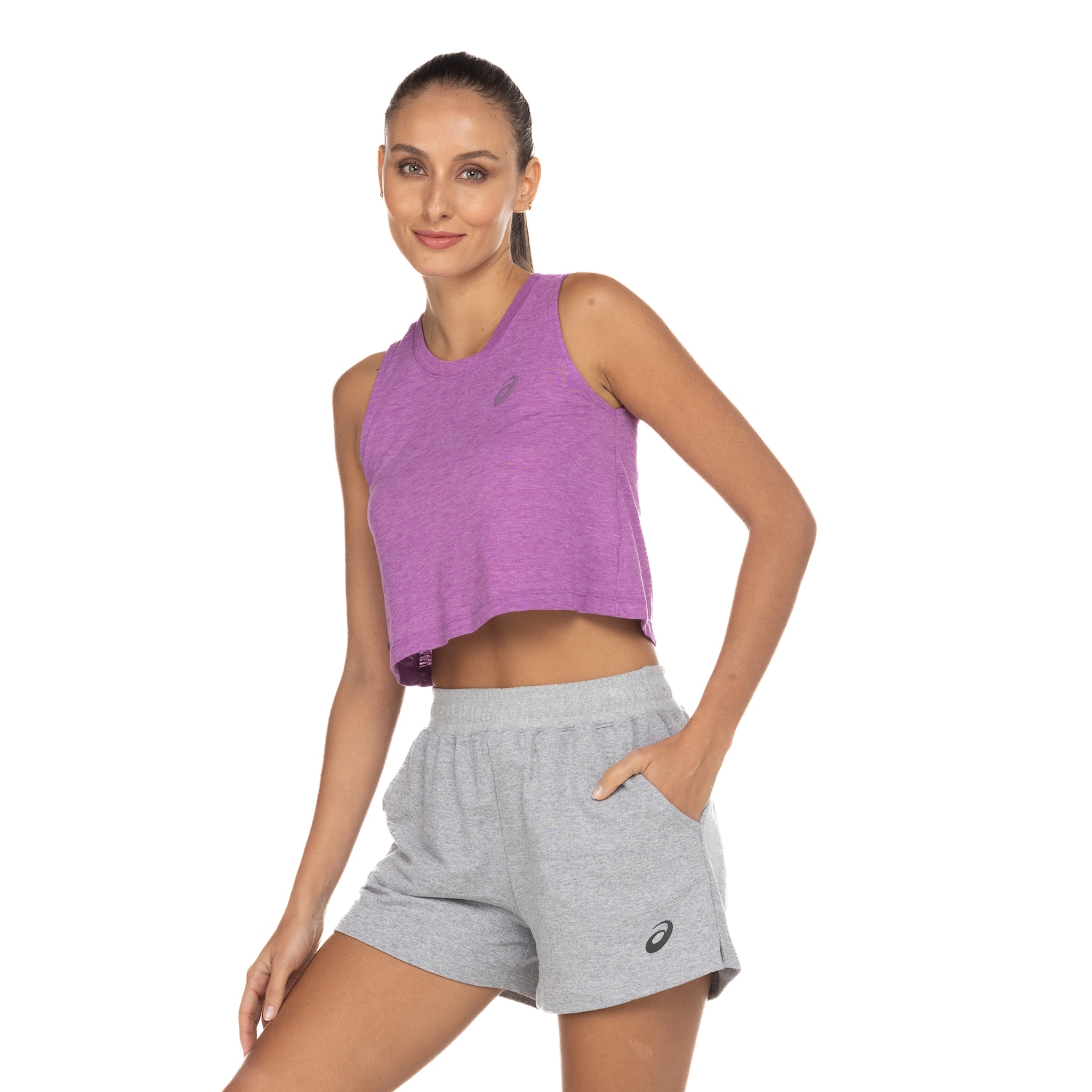 Camiseta Regata Cropped Feminina ASICS - Foto 2