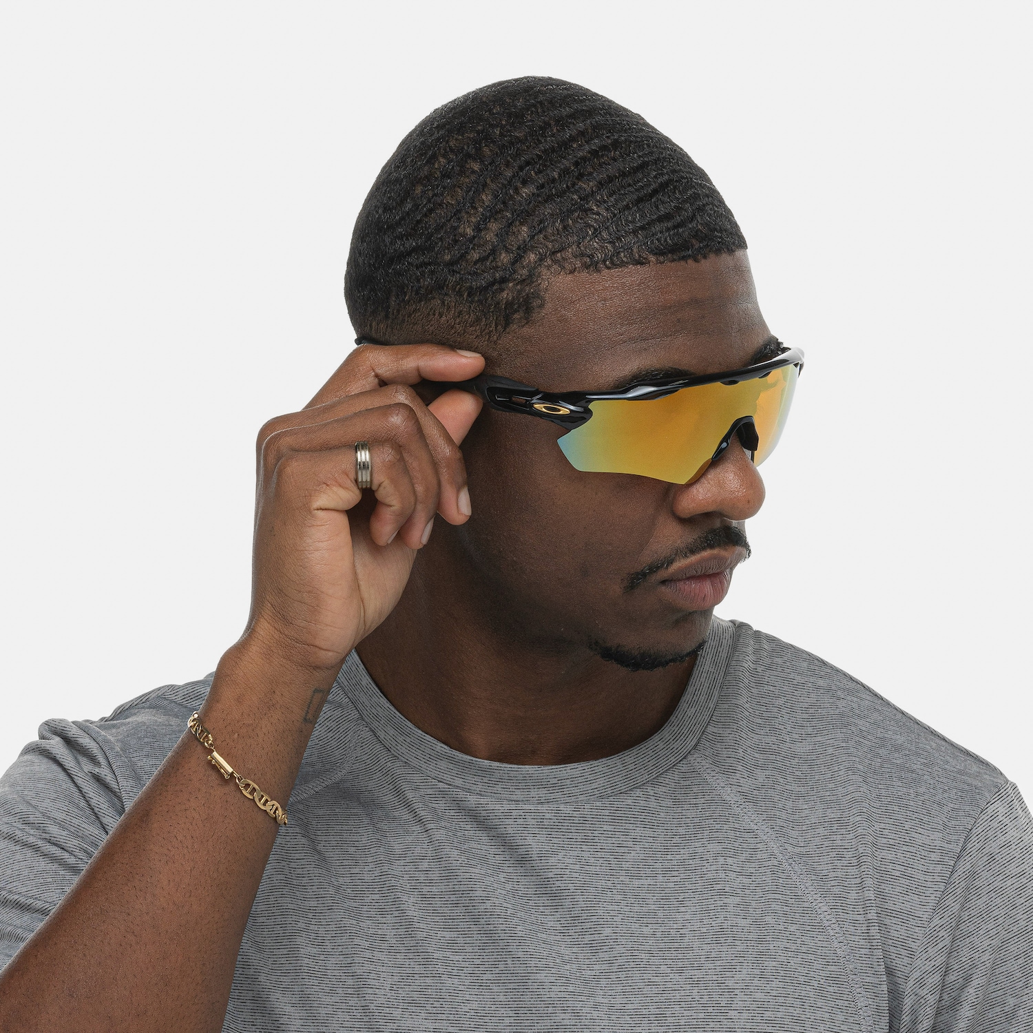 Óculos de Sol Oakley Radar Path High Polarized - Adulto - Foto 3
