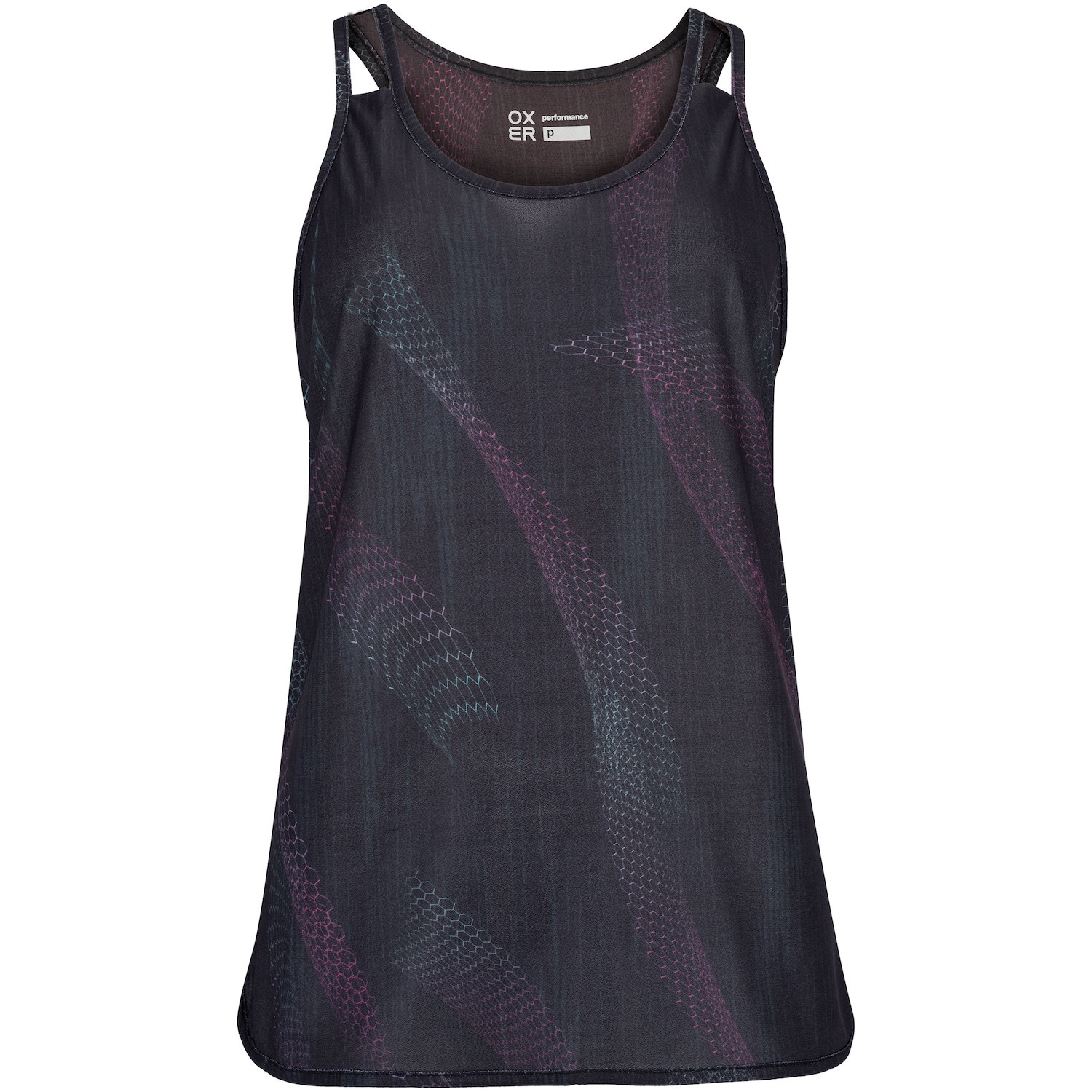 Camiseta Regata Feminina Oxer Estampada Alça Fina - Foto 1