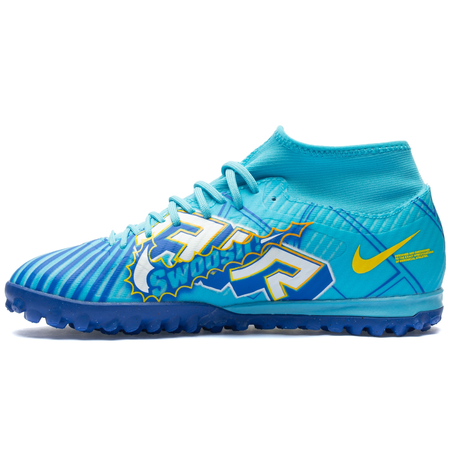 Chuteira Society Adulto Nike Zoom Superfly 9 Academy Kylian Mbappé TF - Foto 4