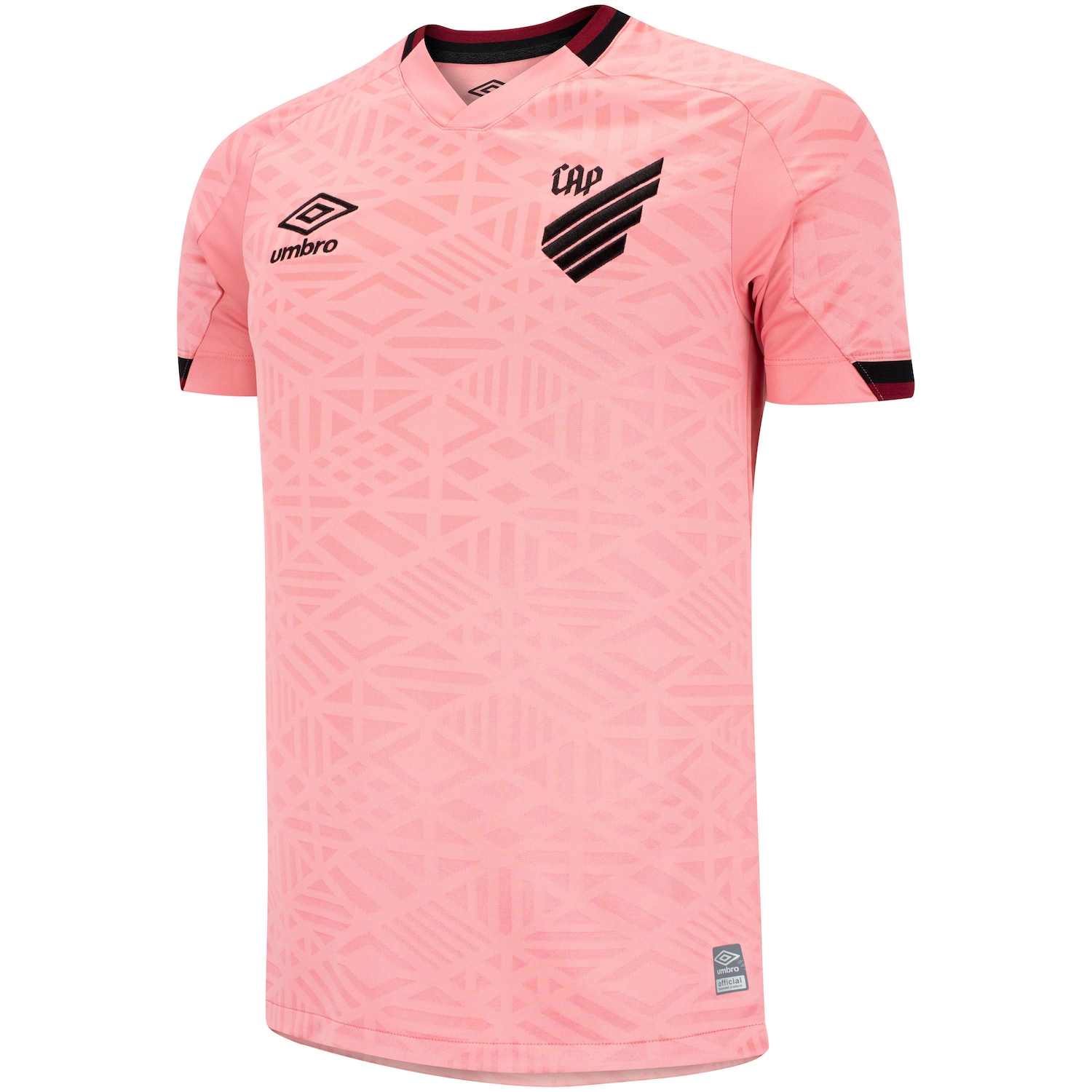 Camisa Athletico-PR 22 Outubro Rosa Umbro - Masculina - Foto 3
