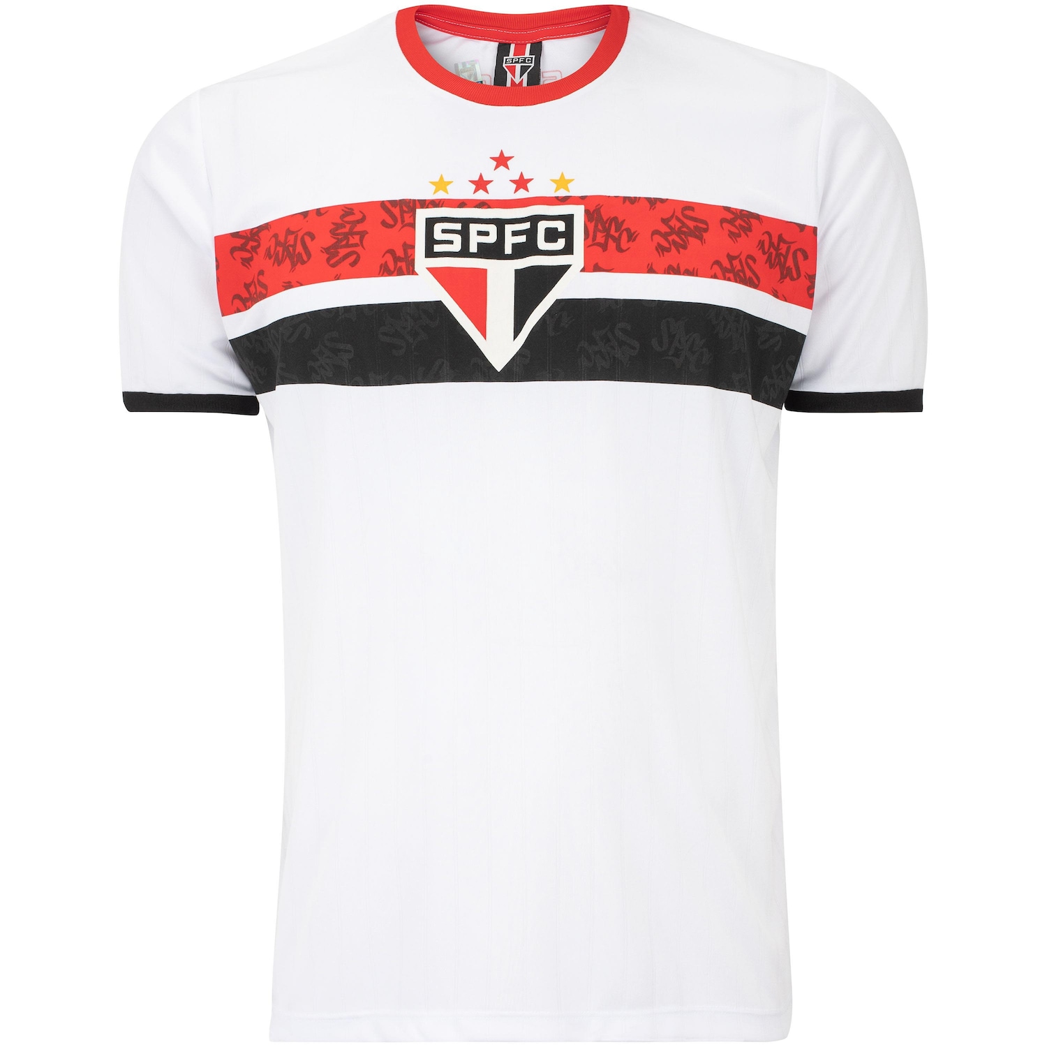 Camiseta do São Paulo 22 Masculina Braziline Stencil - Foto 1