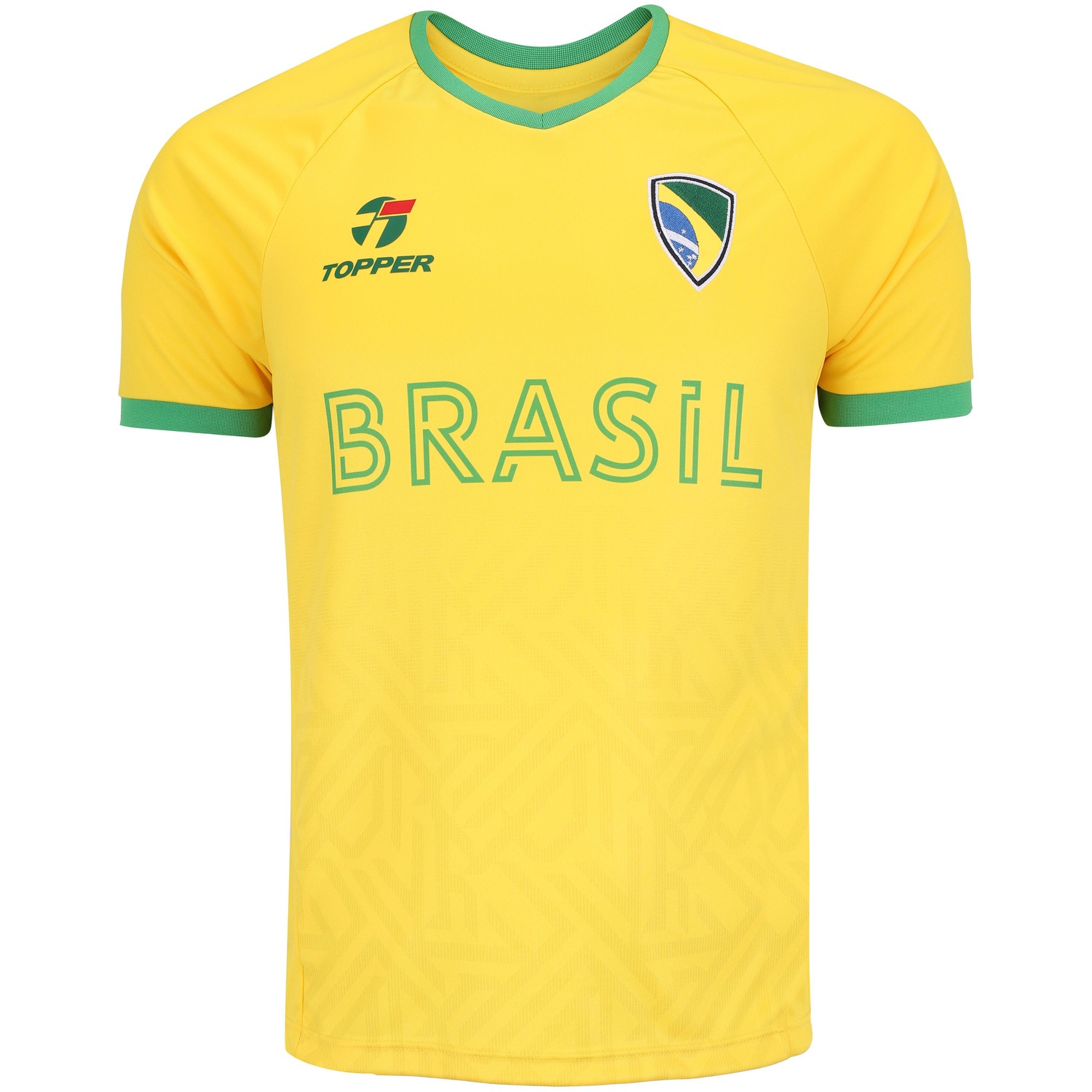 Camiseta Brasil Topper - Masculina - Foto 1