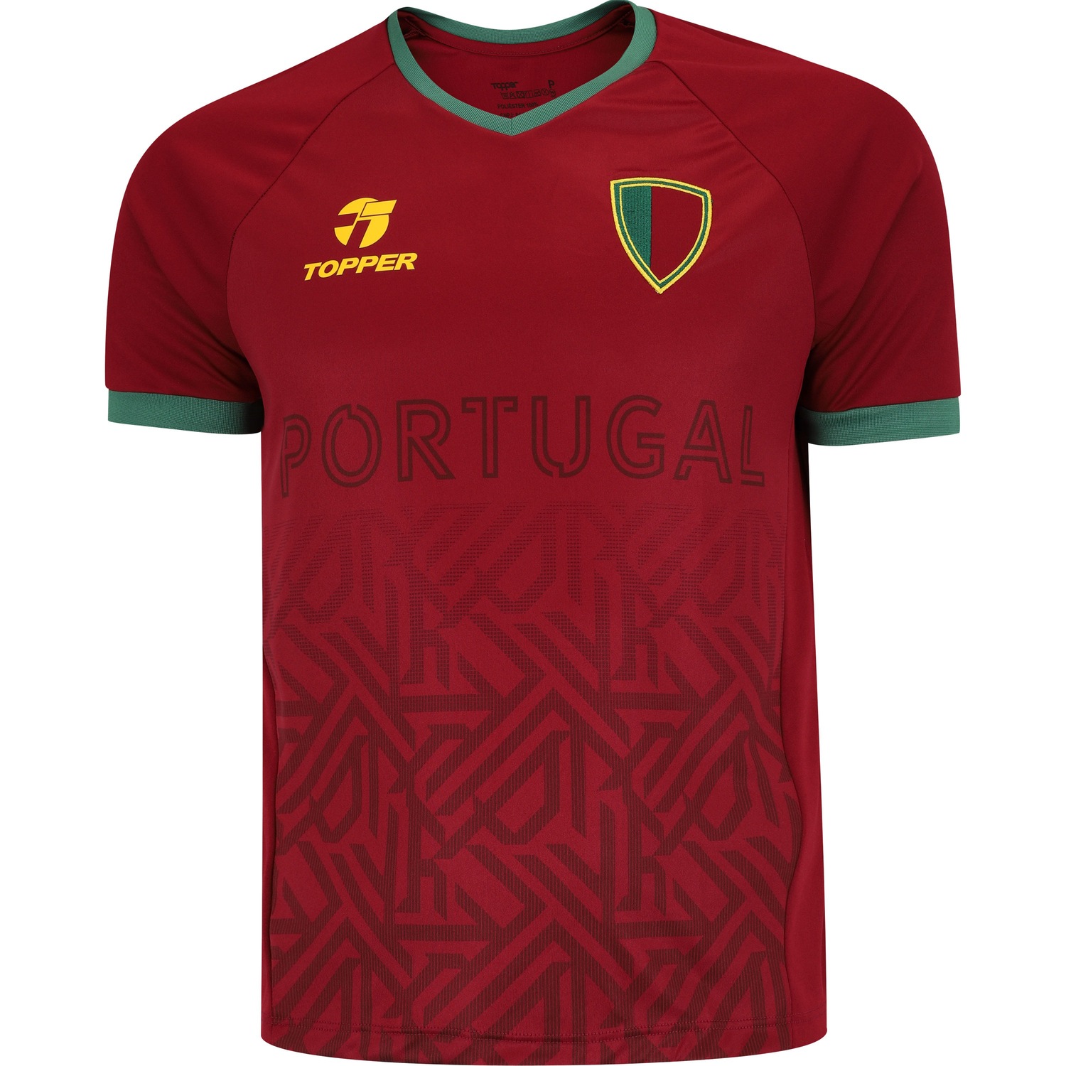 Camisa Portugal Topper - Masculina - Foto 1