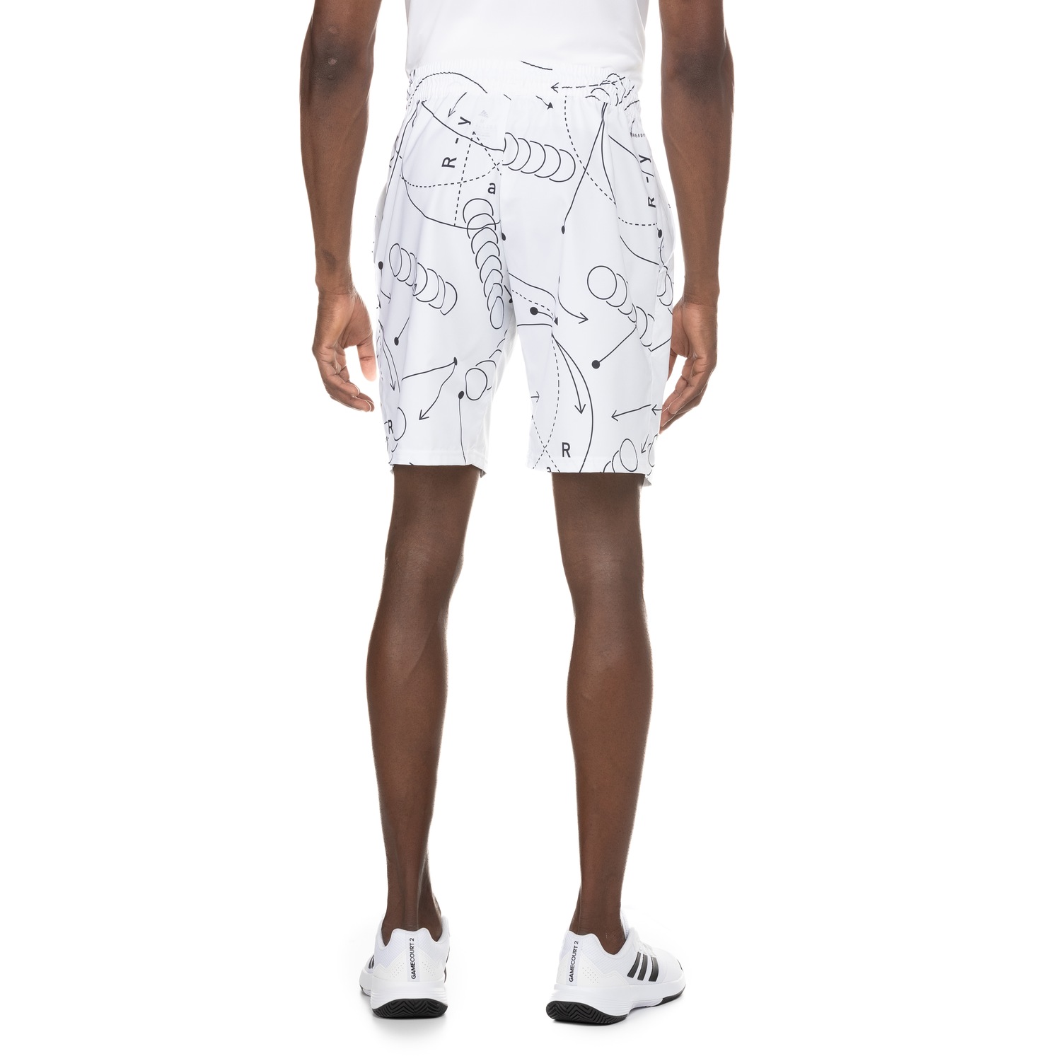 Short adidas Masculino Tennis Club Graphic - Foto 3