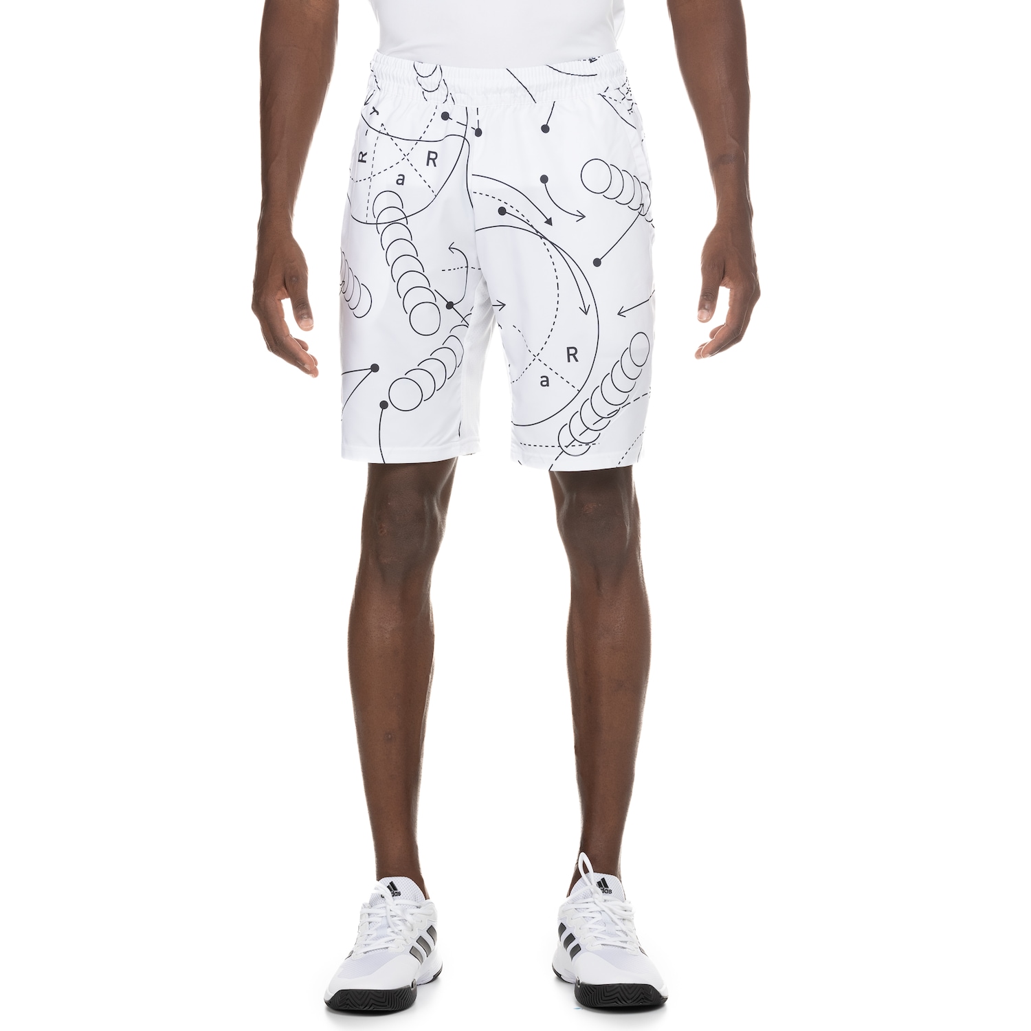 Short adidas Masculino Tennis Club Graphic - Foto 2